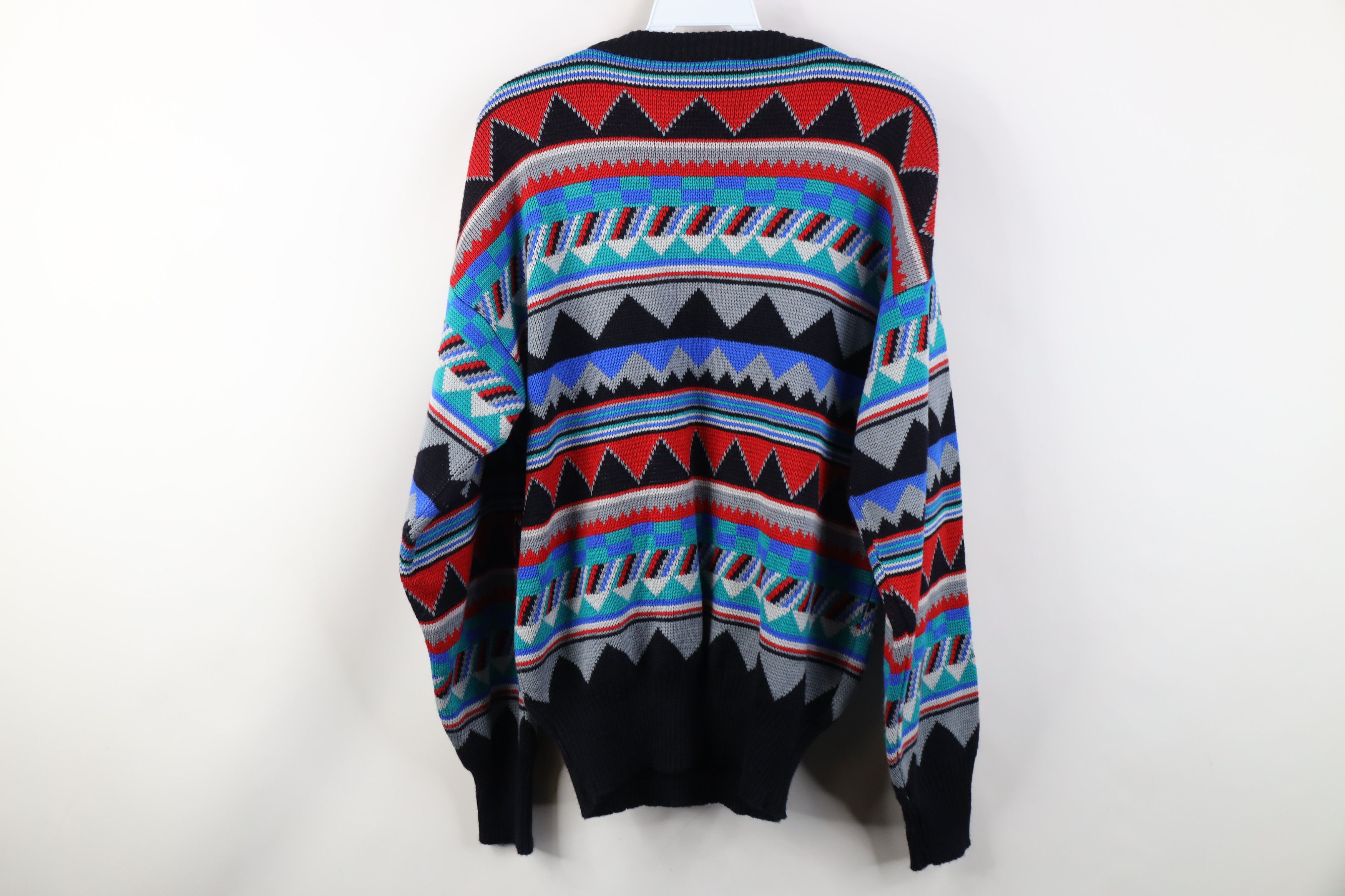 Vintage Vintage 90s Coogi Style Fair Isle Wool Blend Knit Sweater Size US M / EU 48-50 / 2 - 8 Thumbnail