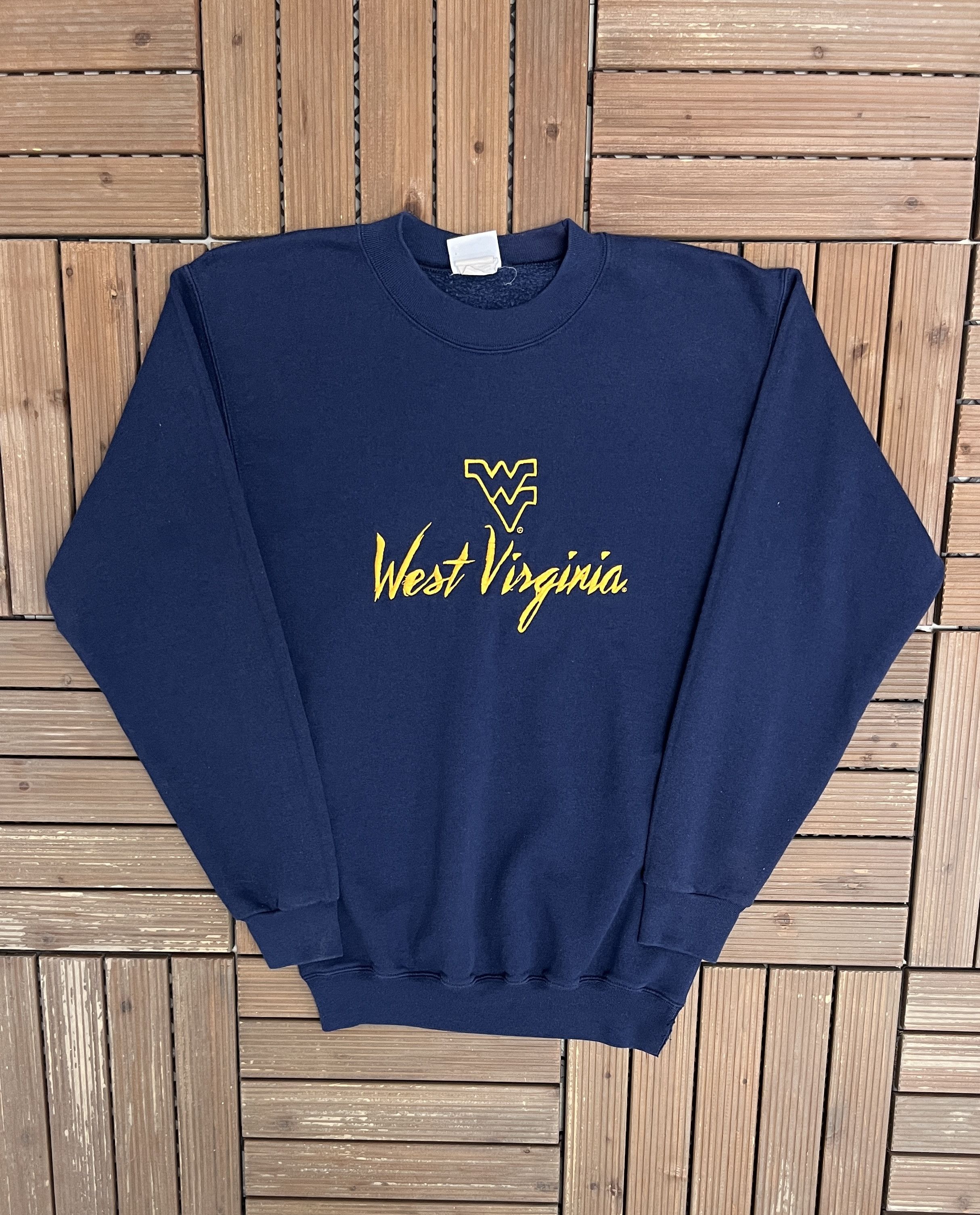 Vintage West Virginia Mountaineers Vintage Crewneck Sweater Size US S / EU 44-46 / 1 - 1 Thumbnail