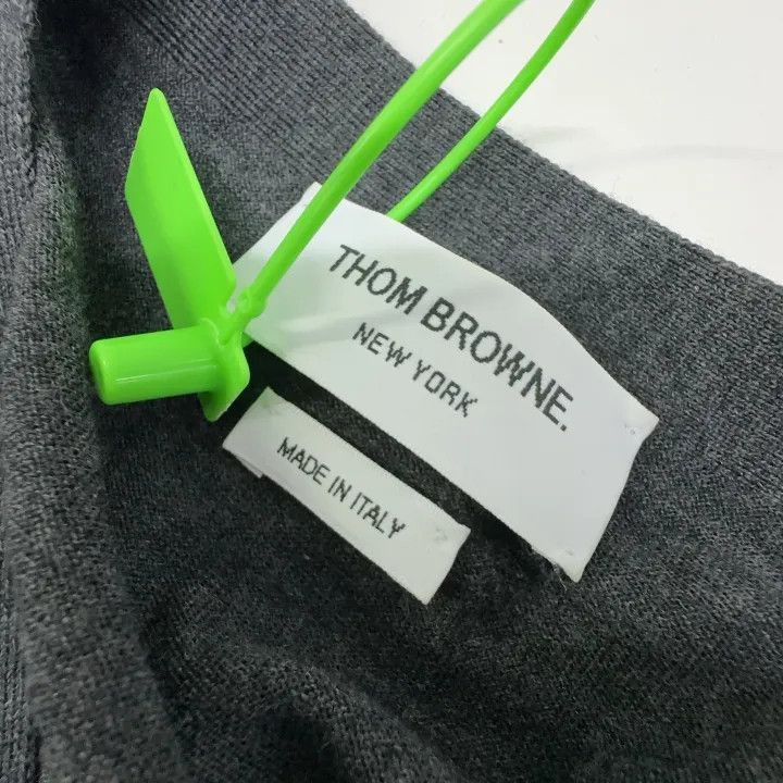 Thom Browne Thom Browne Gray Striped Button Cardigan -2507 Size US XXL / EU 58 / 5 - 9 Thumbnail