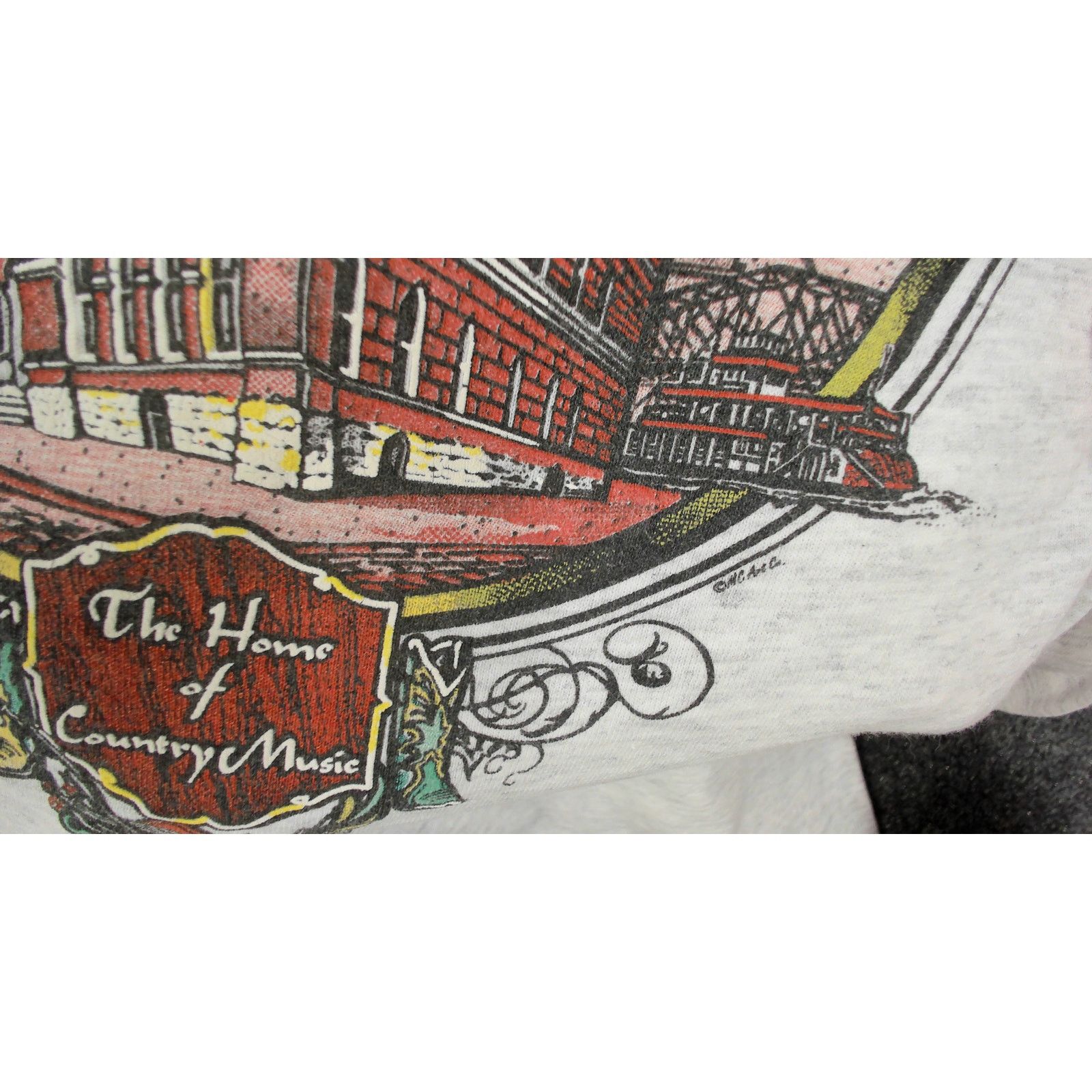 Vintage Vintage 90s Single Stitch Nashville Ringer Tee Size US M / EU 48-50 / 2 - 8 Thumbnail