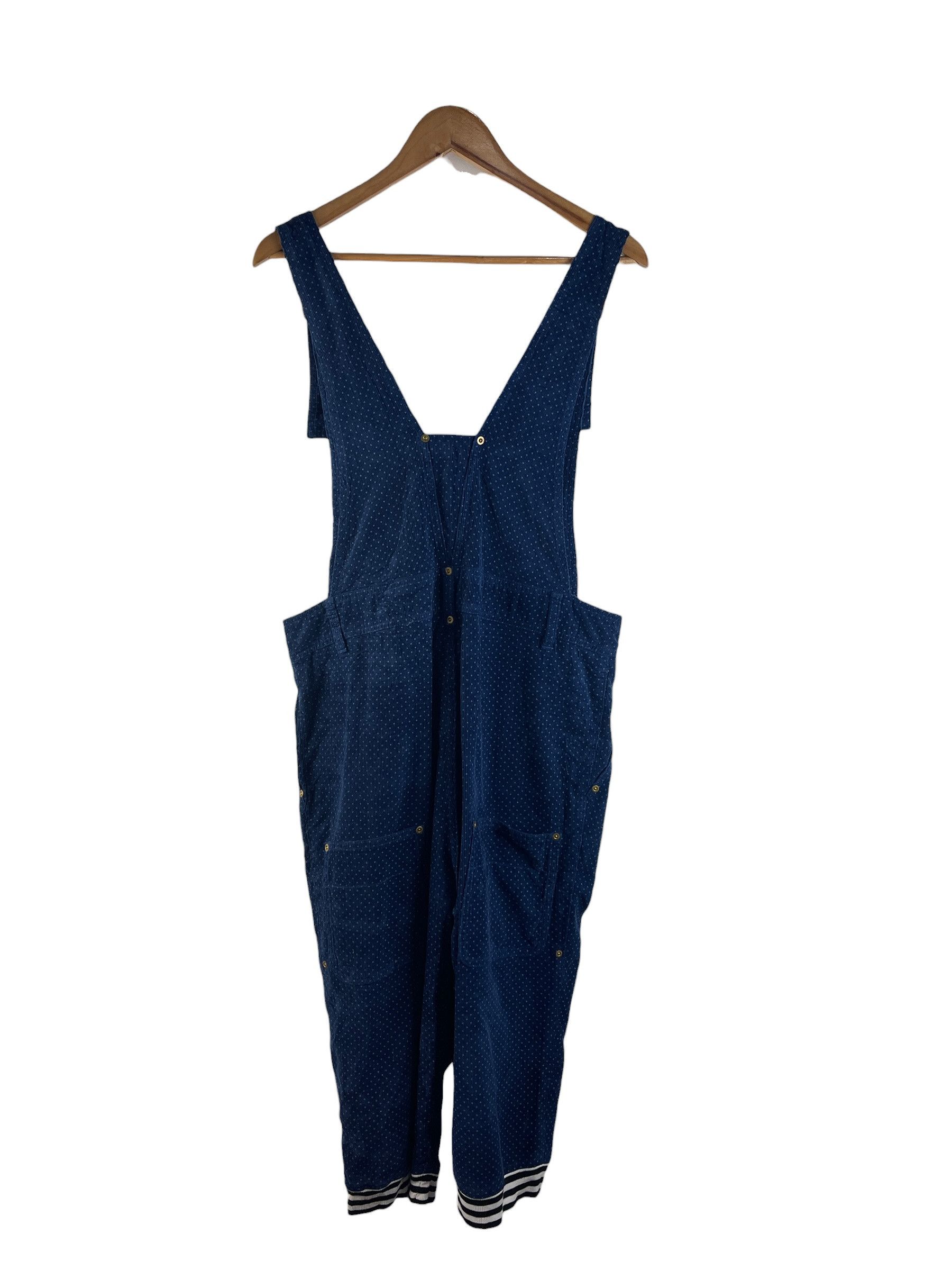mercibeaucoup Mercibeaucoup Polka Dot Corduroy Suspender Overalls Sarouel Size US 34 / EU 50 - 3 Thumbnail