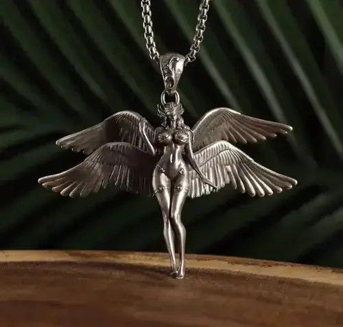 Other Exquisite Four Winged Angel Pendant Necklaces Size ONE SIZE - 4 Thumbnail