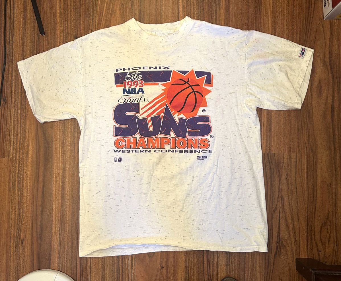 Vintage Vtg 1993 Phoenix Suns NBA Finals WC Champs T-Shirt XL Size US XL / EU 56 / 4 - 1 Thumbnail