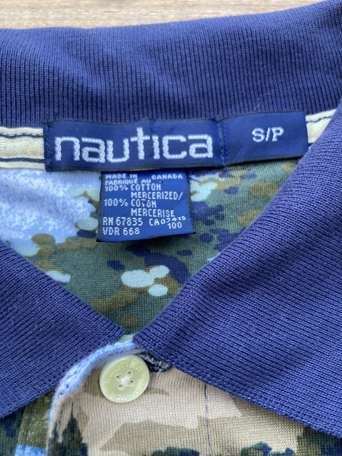 Nautica Vintage y2k All Over Print Nautica Golf Polo Shirt Size US S / EU 44-46 / 1 - 6 Thumbnail