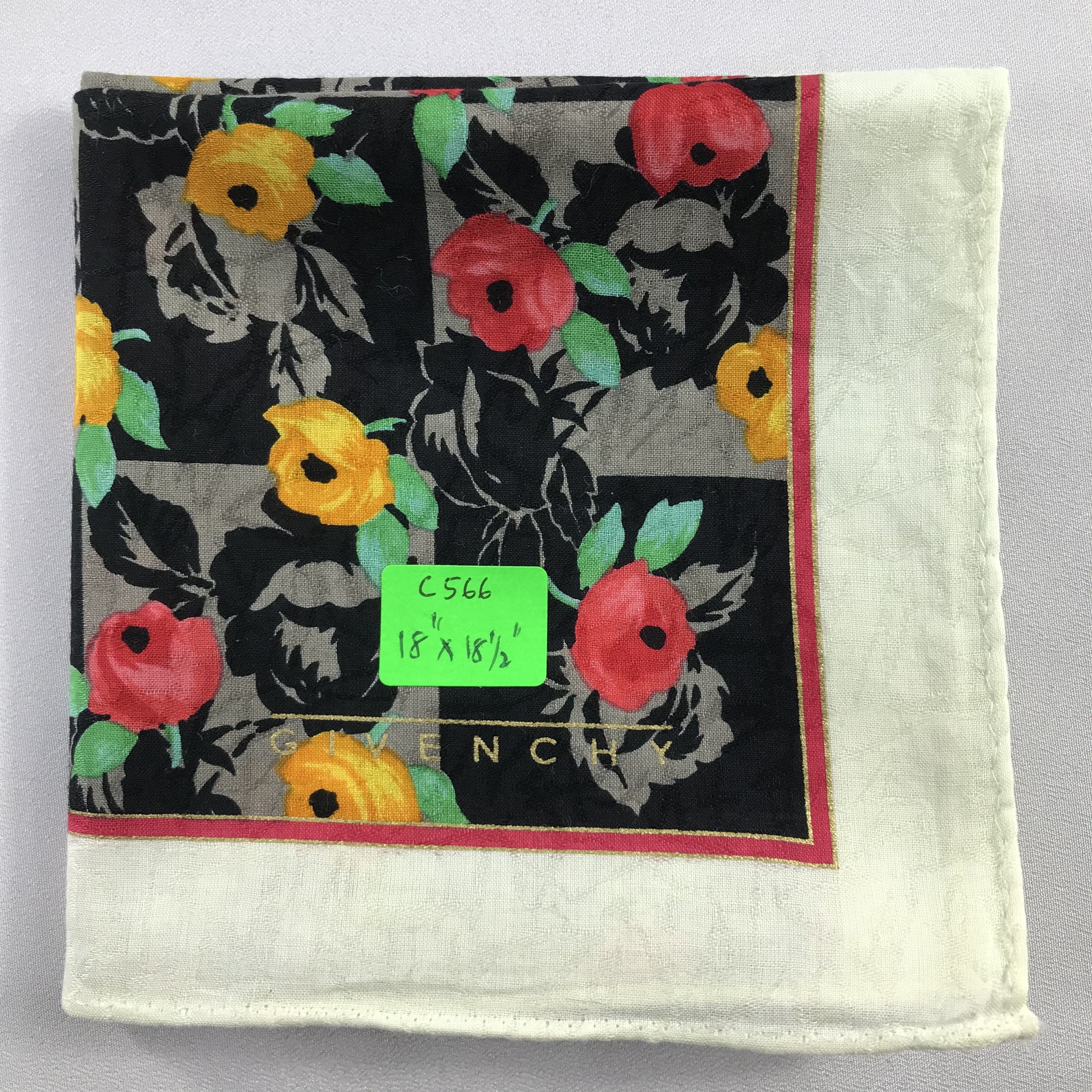 Vintage Givenchy Handkerchief / Bandana / Neckerchief C566 Size ONE SIZE - 7 Thumbnail