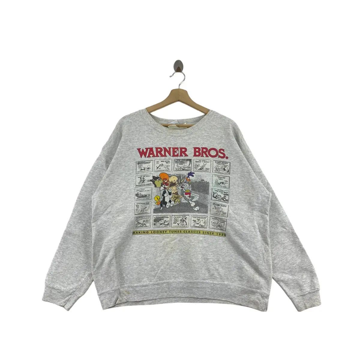 Warner Bros Vintage 1994 LOONEY TUNES CARTOON Warner Bros Space Jam Size L / US 10 / IT 46 - 1 Thumbnail