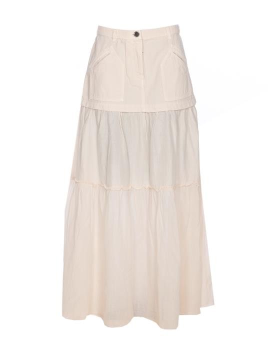 Pinko PINKO Women Mid Skirts 105252 A2MIC00 White Size 28" / US 6 / IT 42 - 1 Thumbnail
