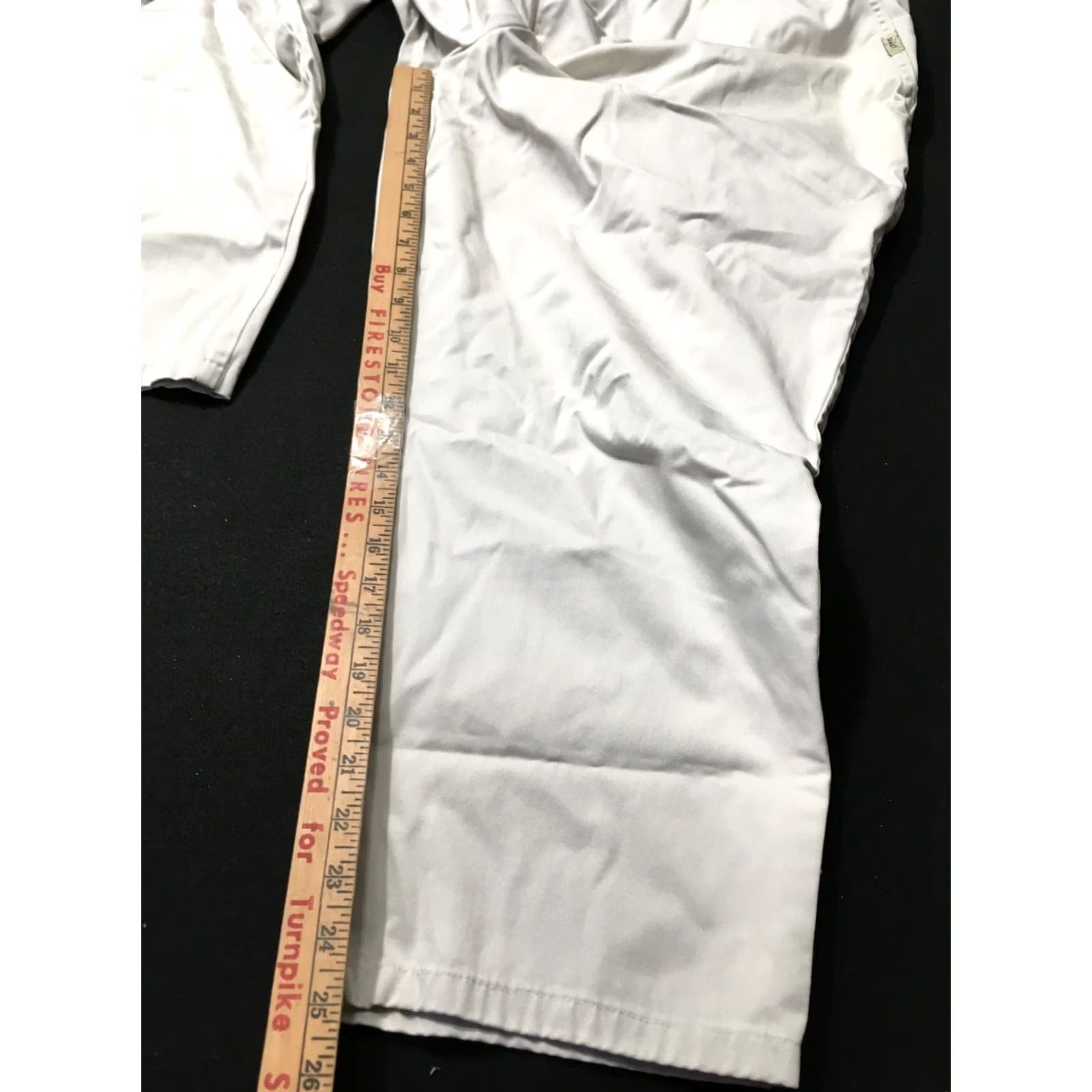 Vintage VINTAGE CHIC 90s relax WIDE-LEG beige PANTS WOMENS 20W 38 waist 25 inseam Size 42" / US 20 - 5 Thumbnail