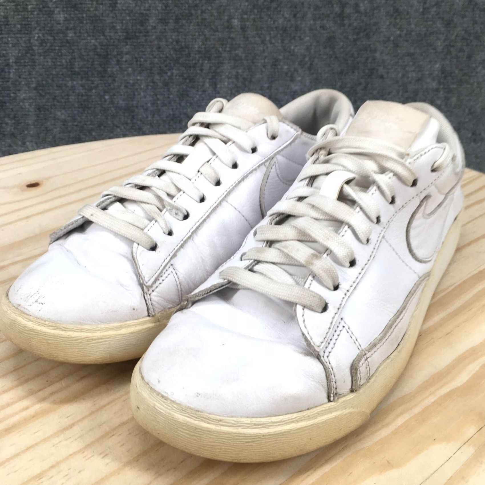 Nike Nike Blazer LE Low Top Shoes White Leather Lace Up Comfort Sneakers Womens 8 Size M / US 6-8 / IT 42-44 - 6 Thumbnail