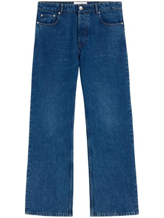 AMI AMI Men Denim Pants HTR450 DE0031480 Blue Size US 31 - 1 Thumbnail