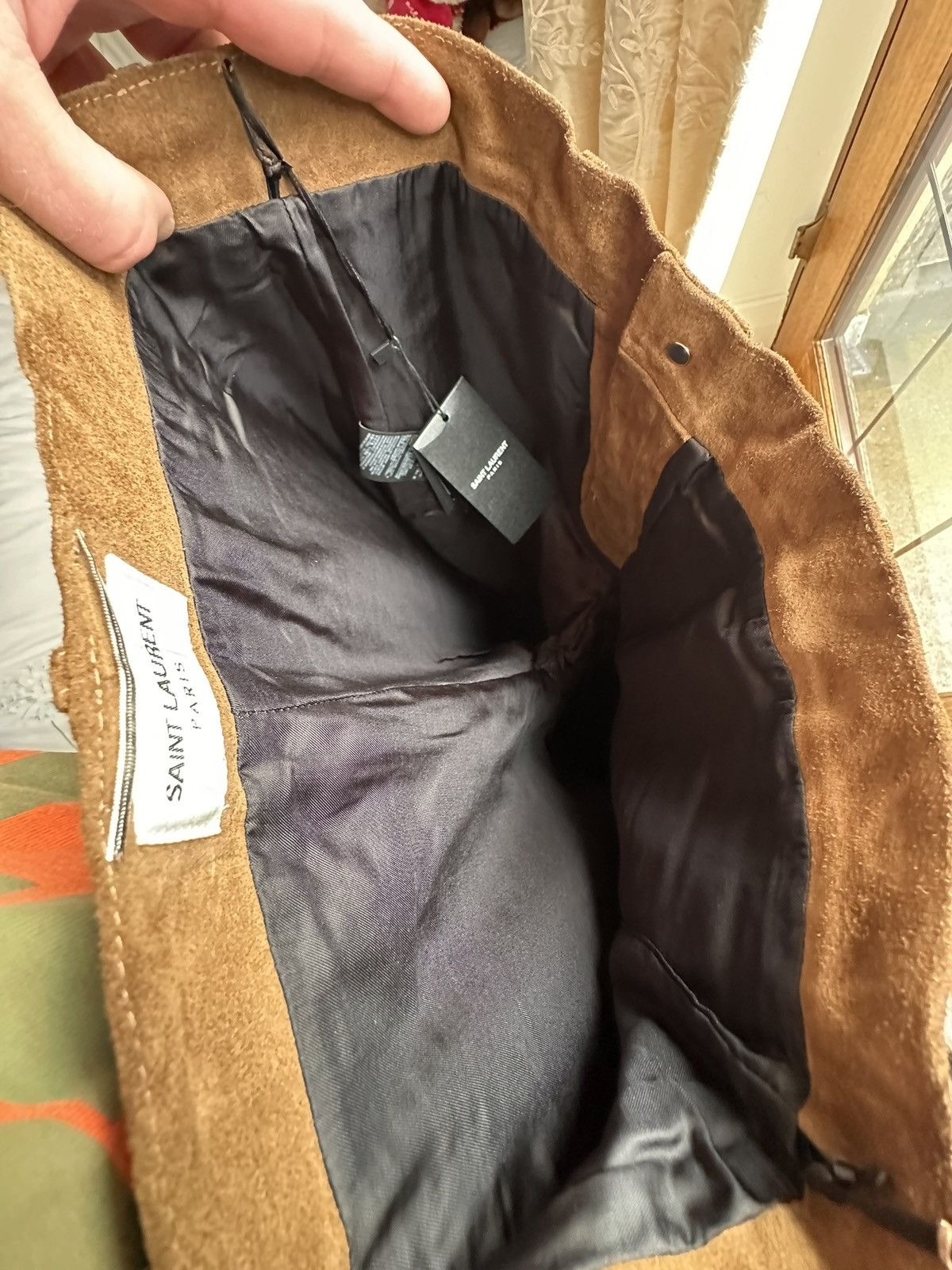 Saint Laurent Paris SS20 $3k+ 🤑 Saint Laurent suede leather pants trousers Size US 30 / EU 46 - 22 Thumbnail