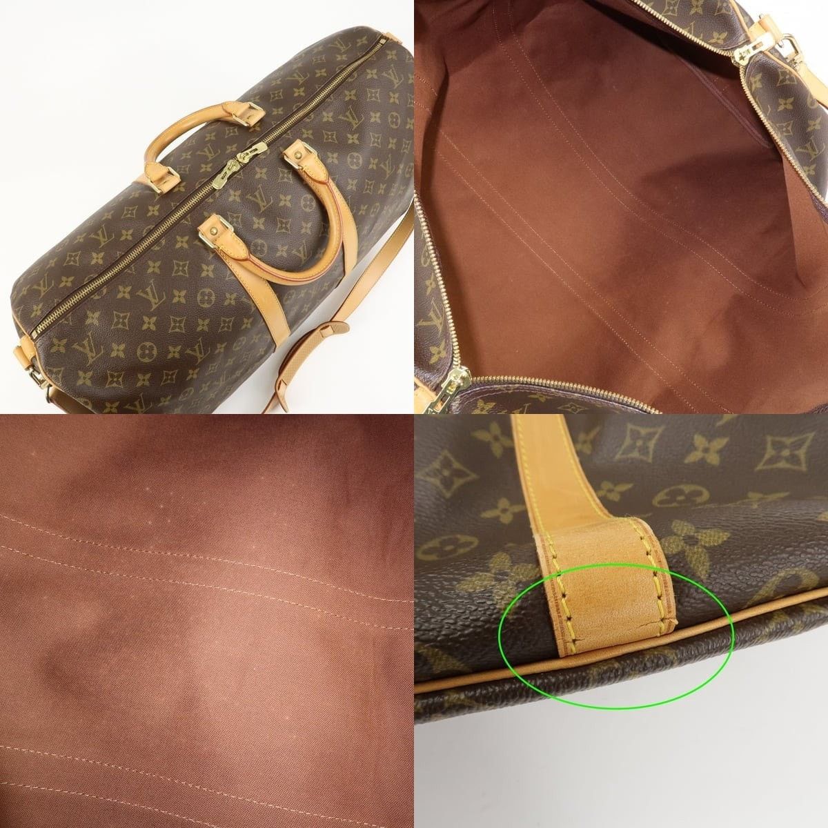 Louis Vuitton Louis Vuitton Monogram Keepall 55 Bandouliere Duffle Bag Size ONE SIZE - 7 Thumbnail