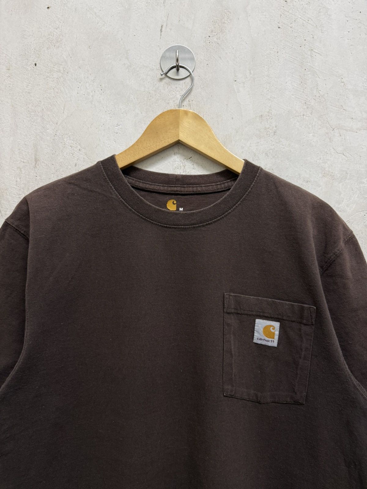Carhartt Carhartt Pocket Shirt Brown Travis Kanye Tees Size US M / EU 48-50 / 2 - 2 Thumbnail