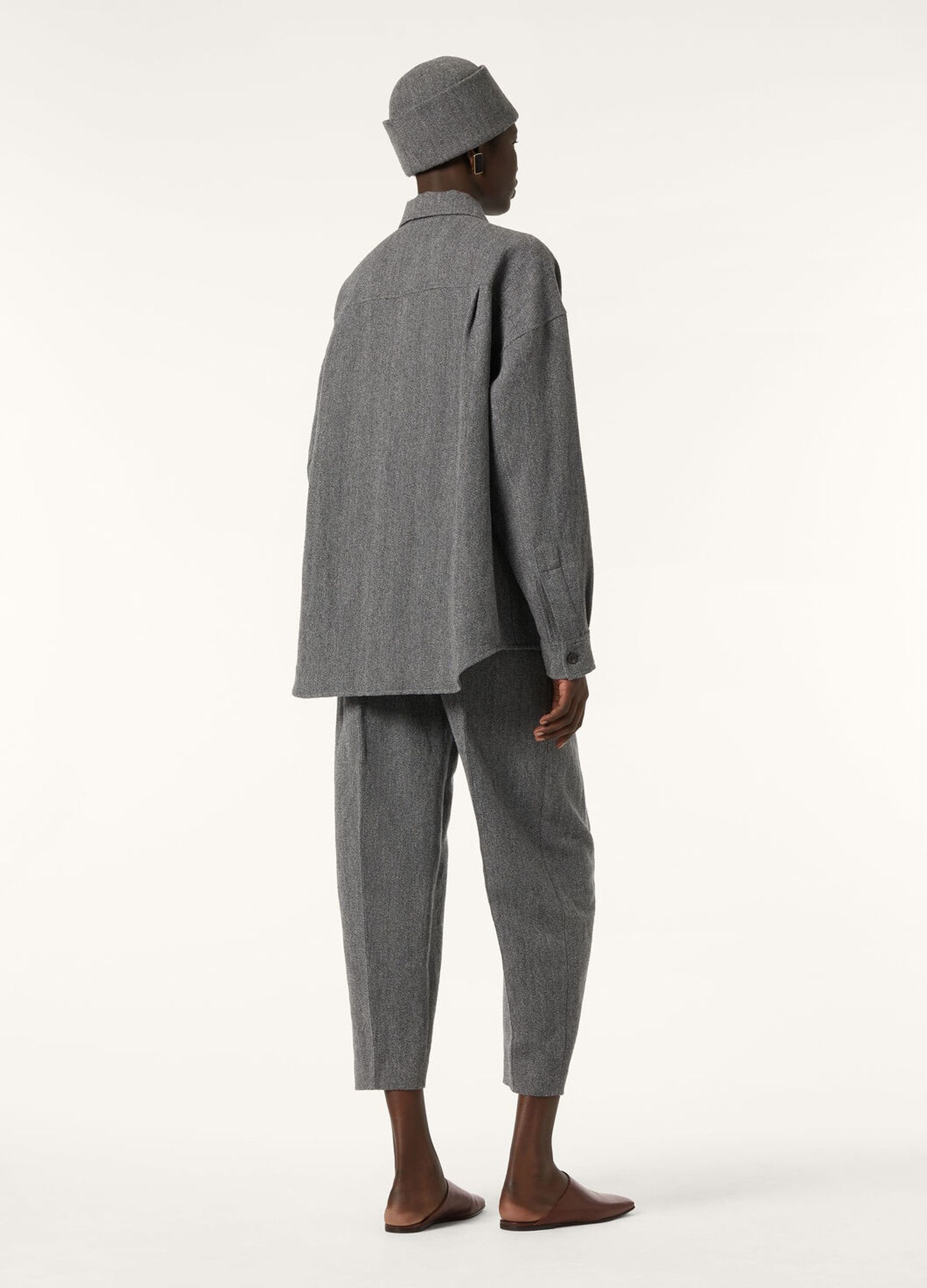 Loro Piana o1srvl11e0526 FAP3693 Dan Pant in Grey Size 28" / US 6 / IT 42 - 5 Thumbnail