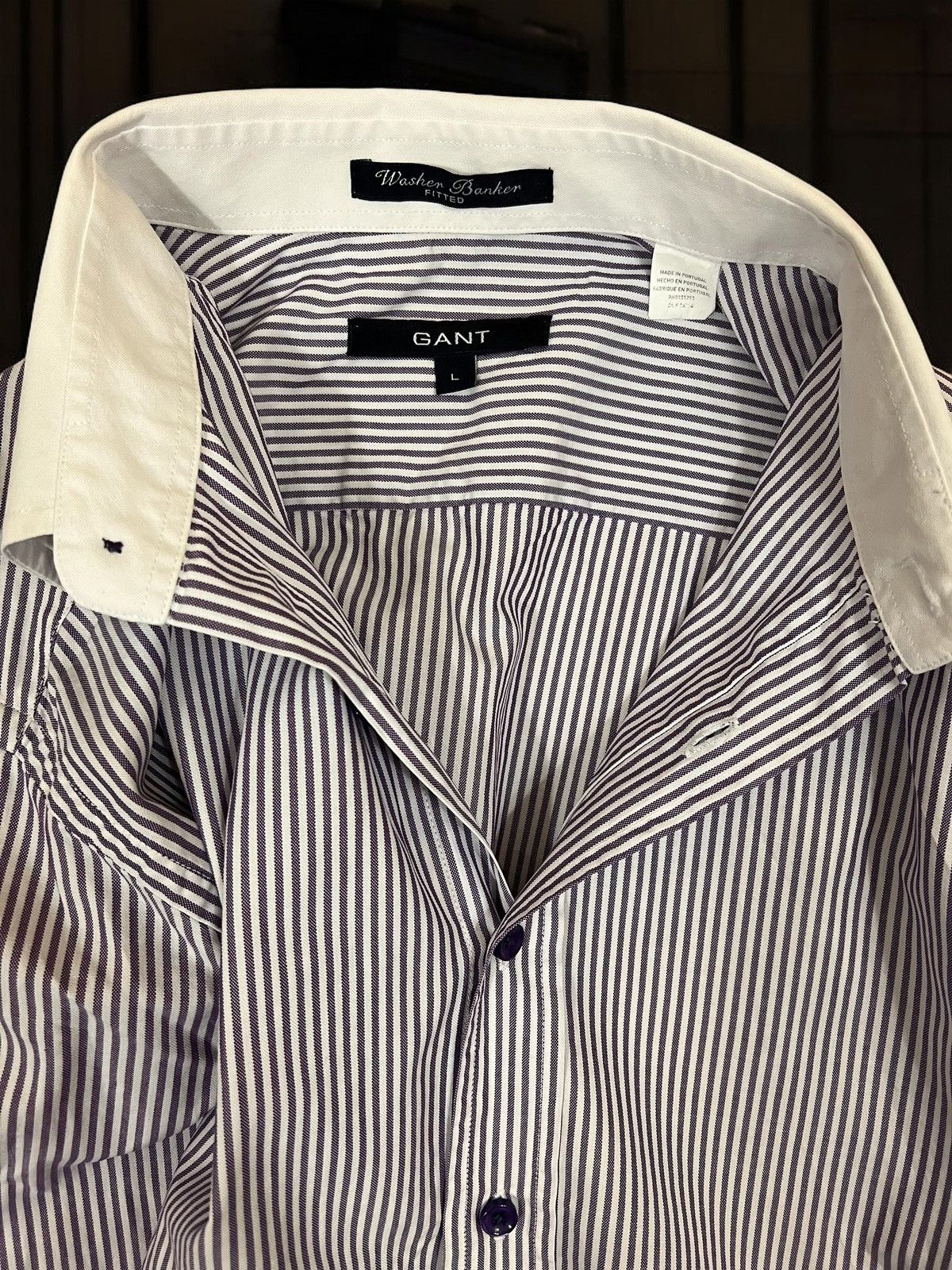 Gant GANT Washer Banker shirt size L Size US L / EU 52-54 / 3 - 5 Thumbnail