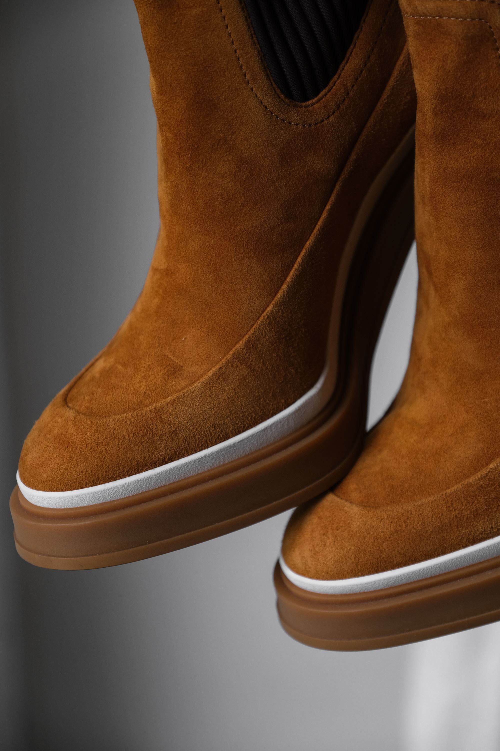 Hermes HERMES Bottine Vandale Suede Ankle Boots Size US 10 / IT 40 - 4 Thumbnail