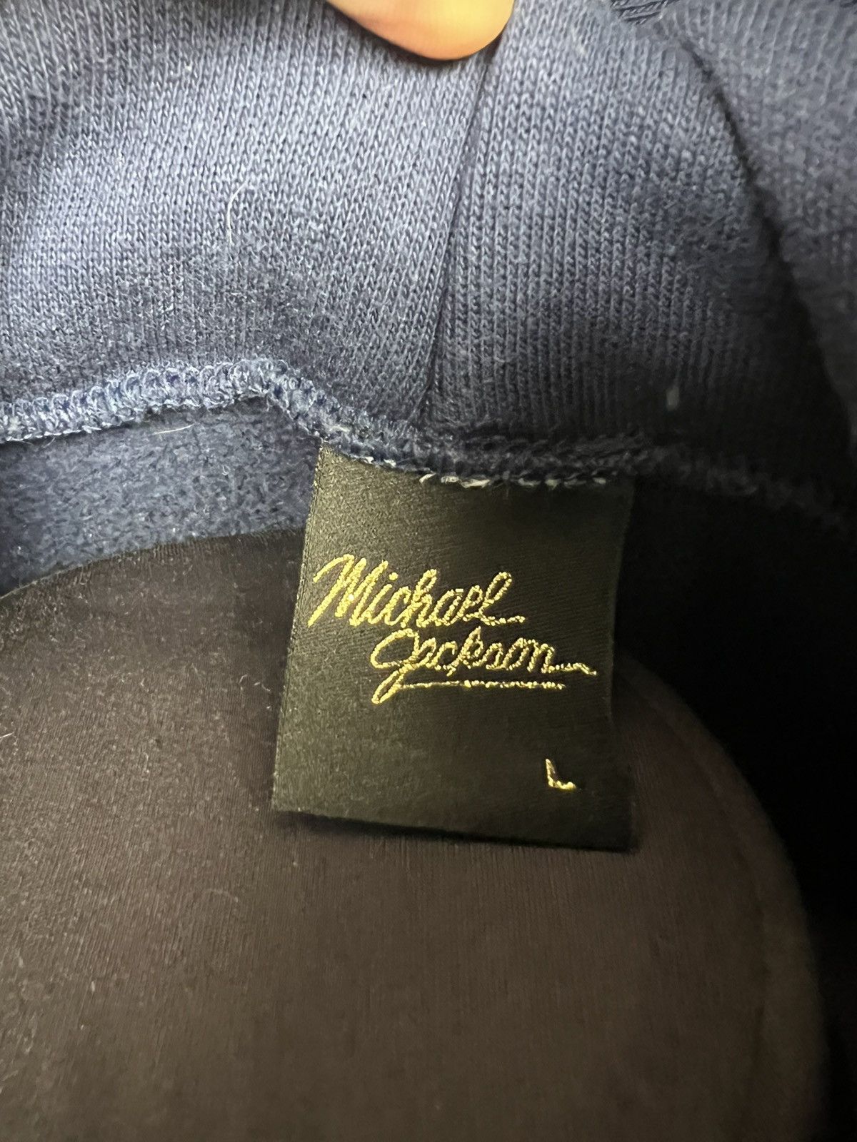 Vintage Michael Jackson music hoodie 2005 rock official exhibition Size US L / EU 52-54 / 3 - 6 Thumbnail