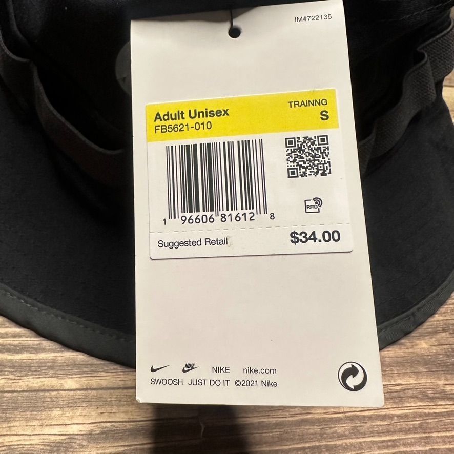 Nike Nike Dri-FIT Apex Bucket Hat NWT Size Small (Black) Unisex Size ONE SIZE - 11 Thumbnail