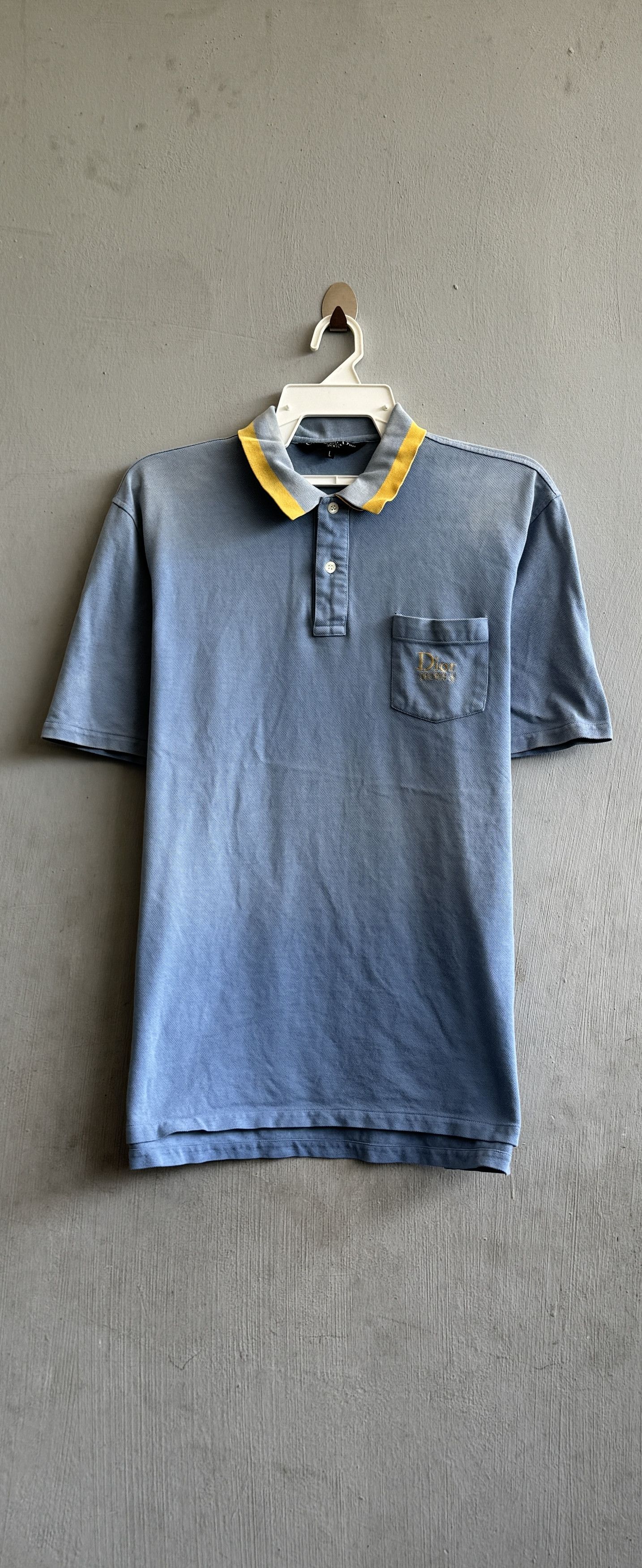 Dior × Hedi Slimane SS06 Dior Homme Union Jack Flag Striped Polo