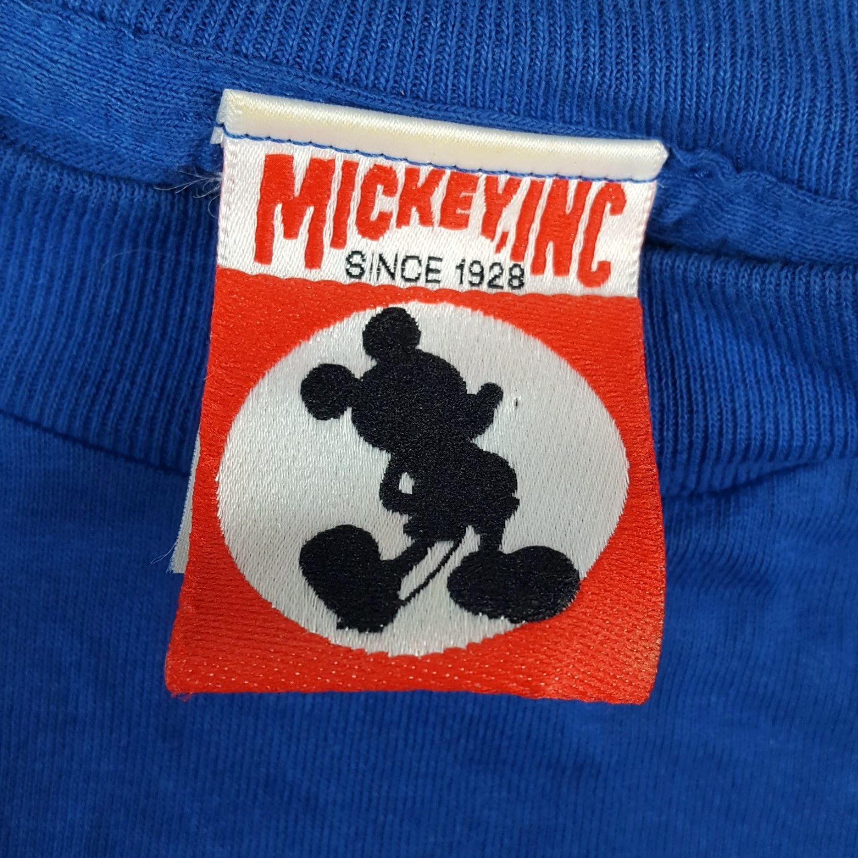 Disney Vintage Disney Mickey Mouse T-Shirt Men Large Blue 90s Retro Theme Park Cartoon Size US L / EU 52-54 / 3 - 7 Thumbnail