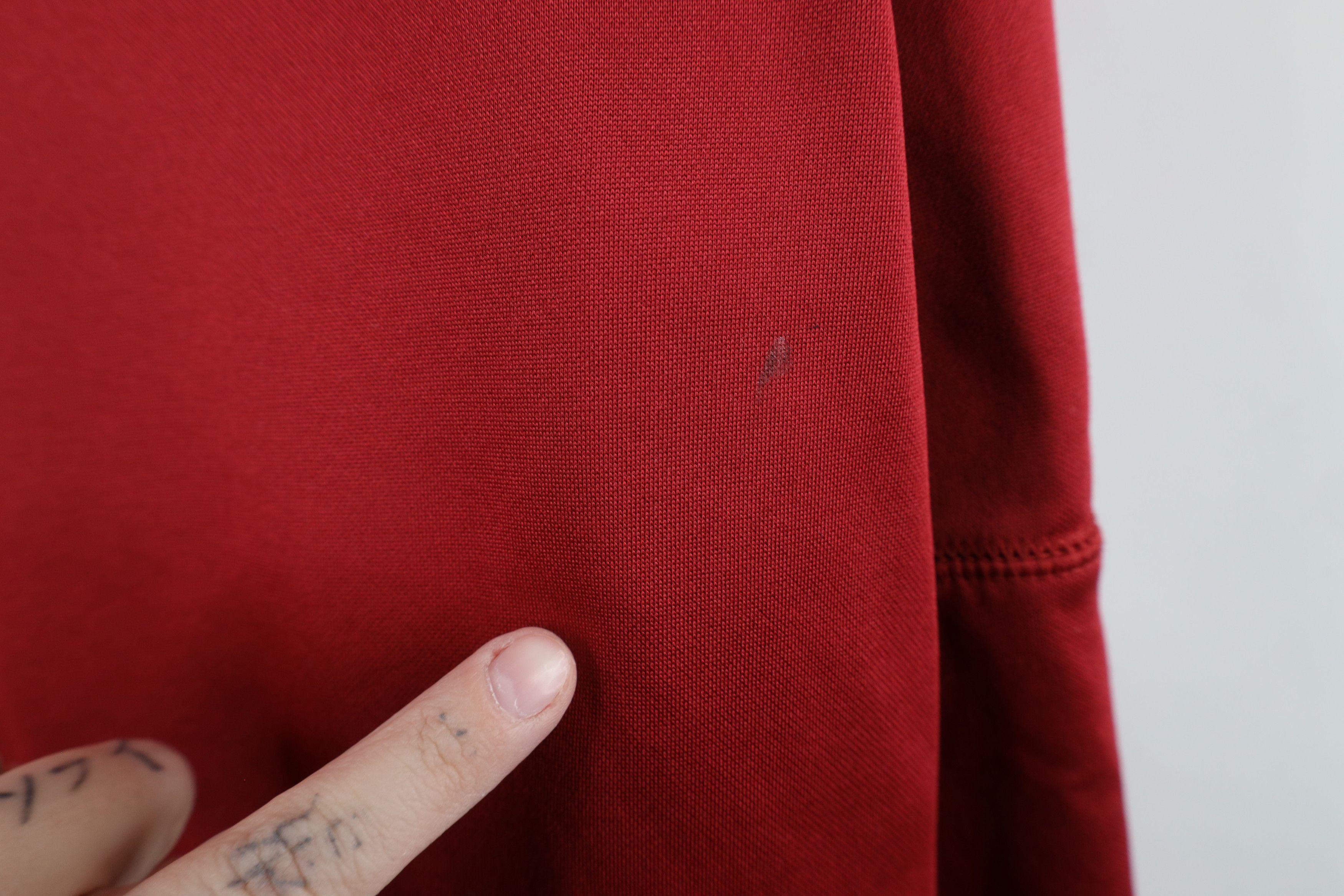 Nike × Vintage Nike Distressed Stanford University Hoodie Sweatshirt Red Size US XL / EU 56 / 4 - 5 Thumbnail
