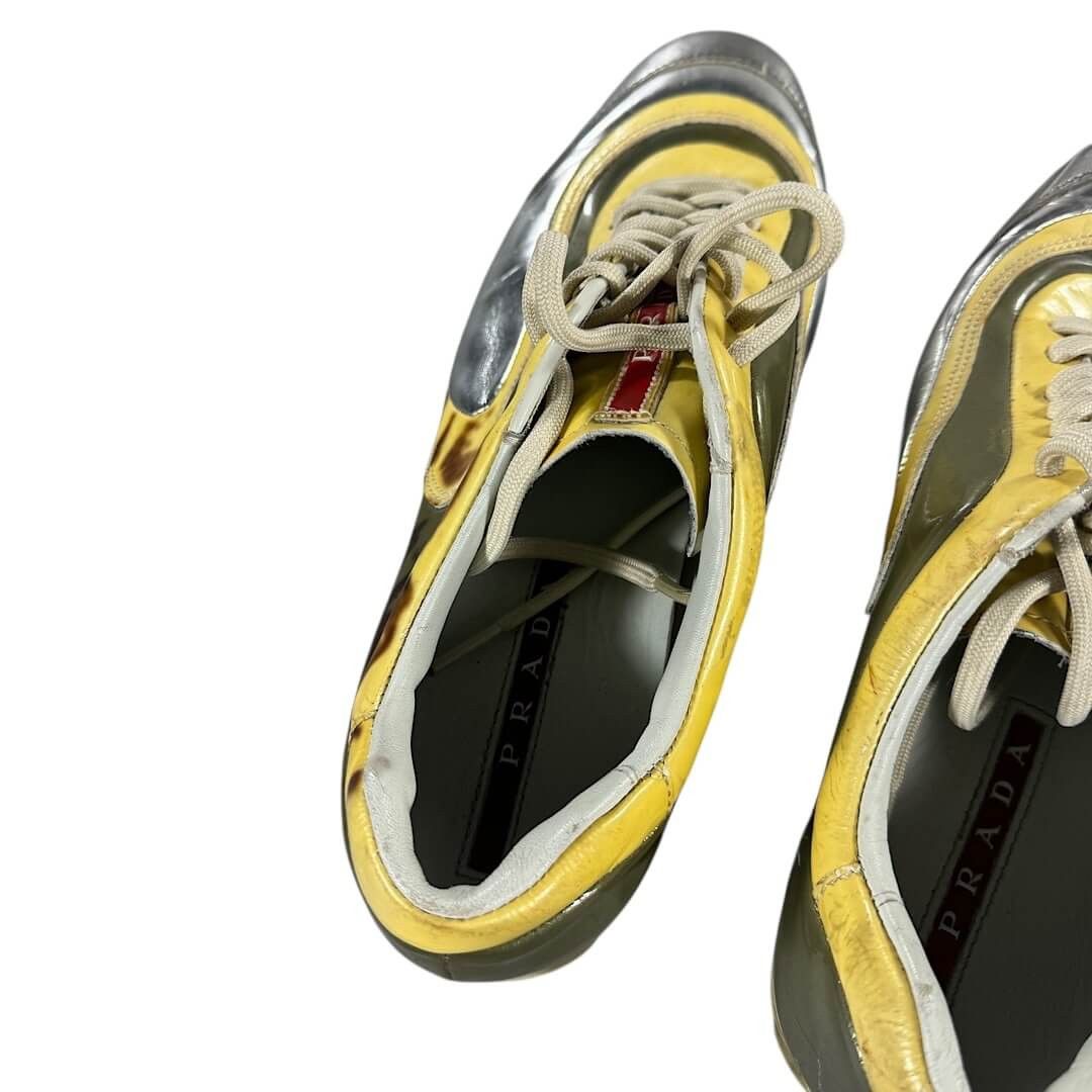 Prada Vintage Prada 2000s Monte Carlo Driving Sneakers Size US 5.5 / EU 38 - 2 Thumbnail