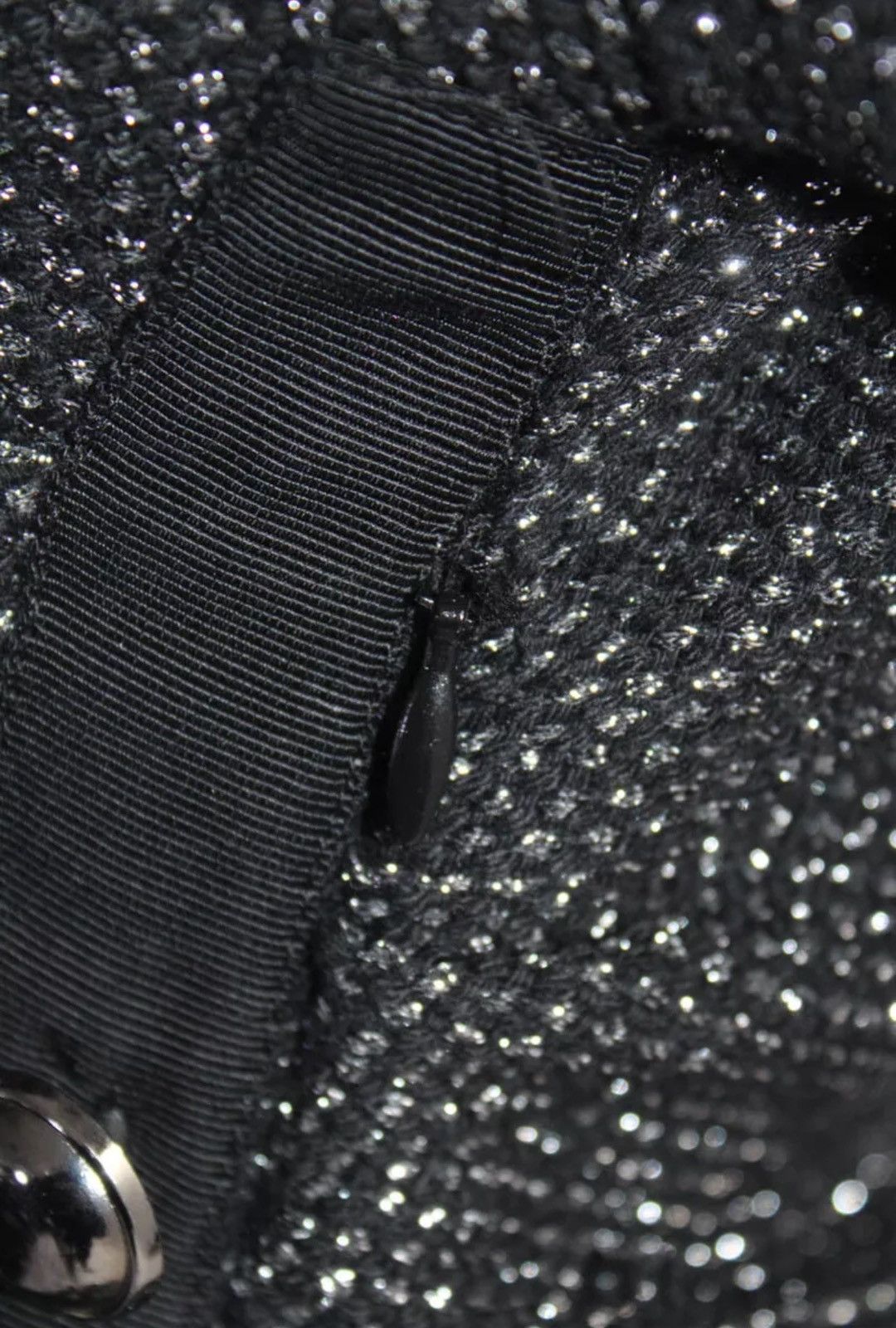Veronica Beard Veronica Beard Black Sparkly Ruched Metallic Bodycon Dress Size XS / US 0-2 / IT 36-38 - 11 Thumbnail
