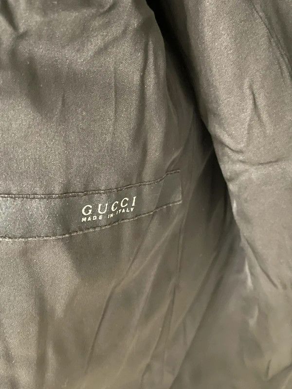 Gucci Gucci Black Corduroy Biker Jacket with Fur Collar, Italy Size US S / EU 44-46 / 1 - 5 Thumbnail