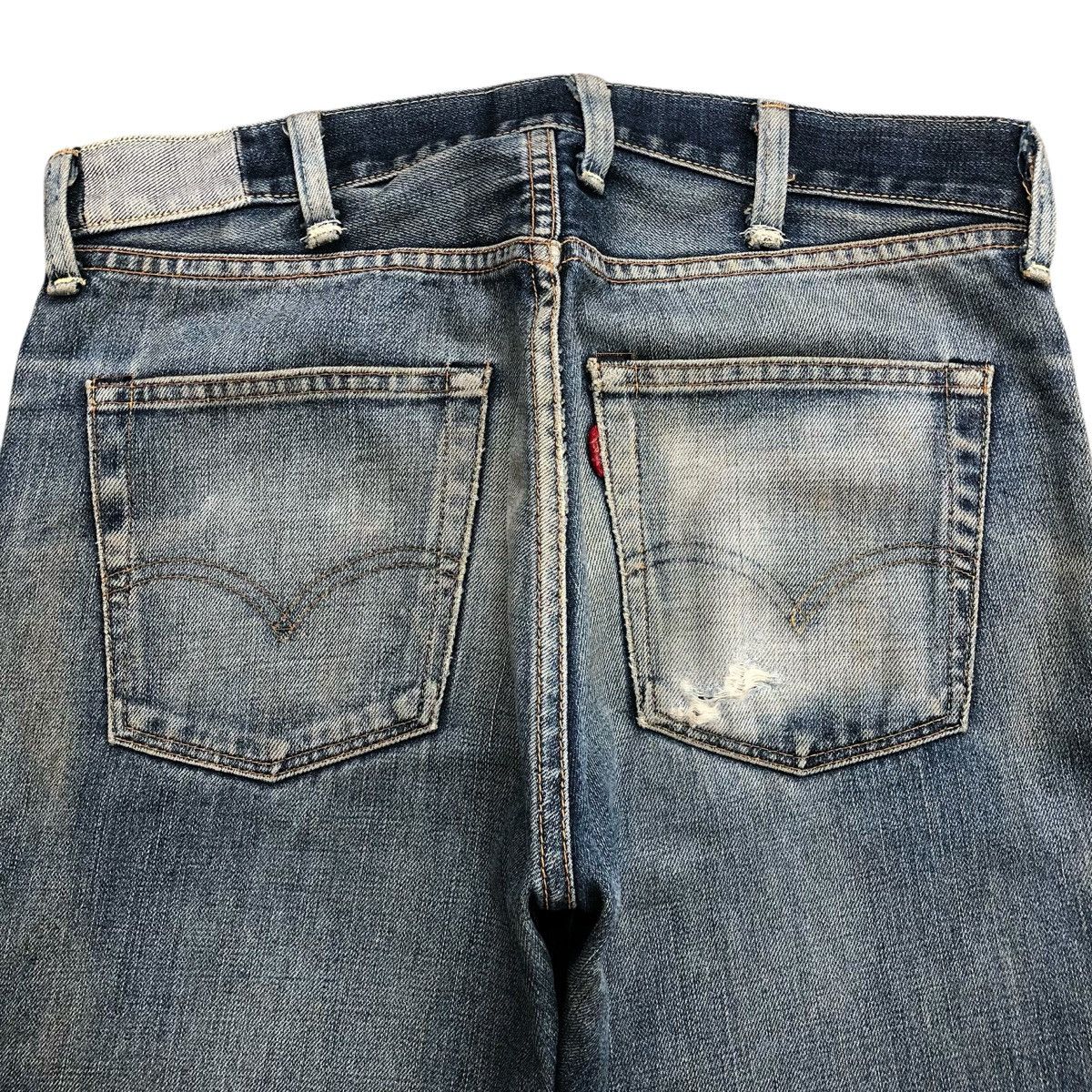 Levi's Vintage Clothing Vintage 70s Levis LVC Big E Distressed Selvedge Denim Size US 29 - 20 Thumbnail