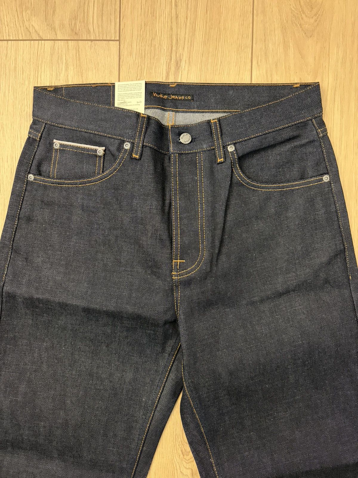 Nudie Jeans Nudie Jeans - Tuff Tony Dry Ace Selvage 31/32 Size US 31 - 3 Thumbnail