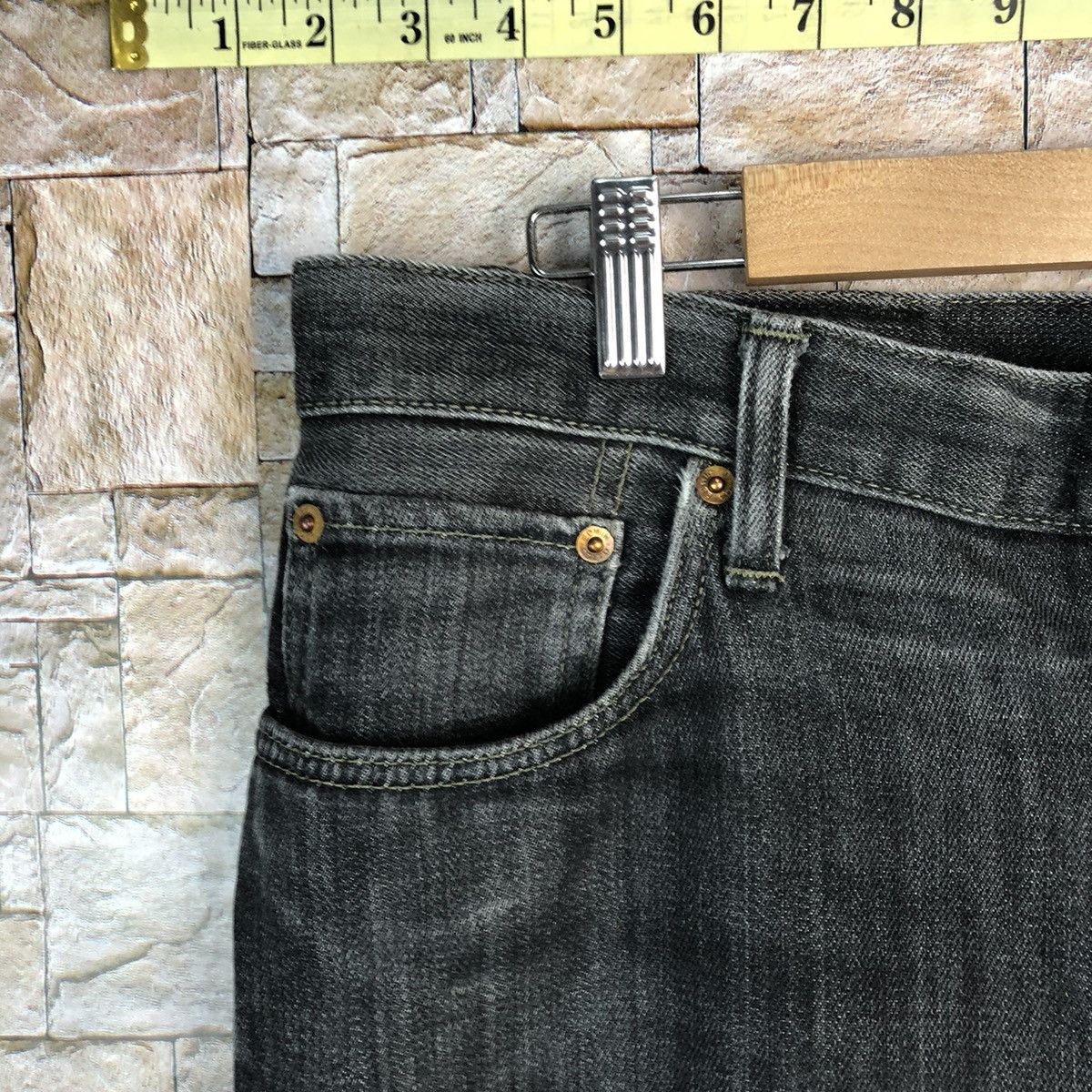 Edwin Edwin Black Denim vintage ripped distressed Pants #7598 Size US 34 / EU 50 - 8 Thumbnail