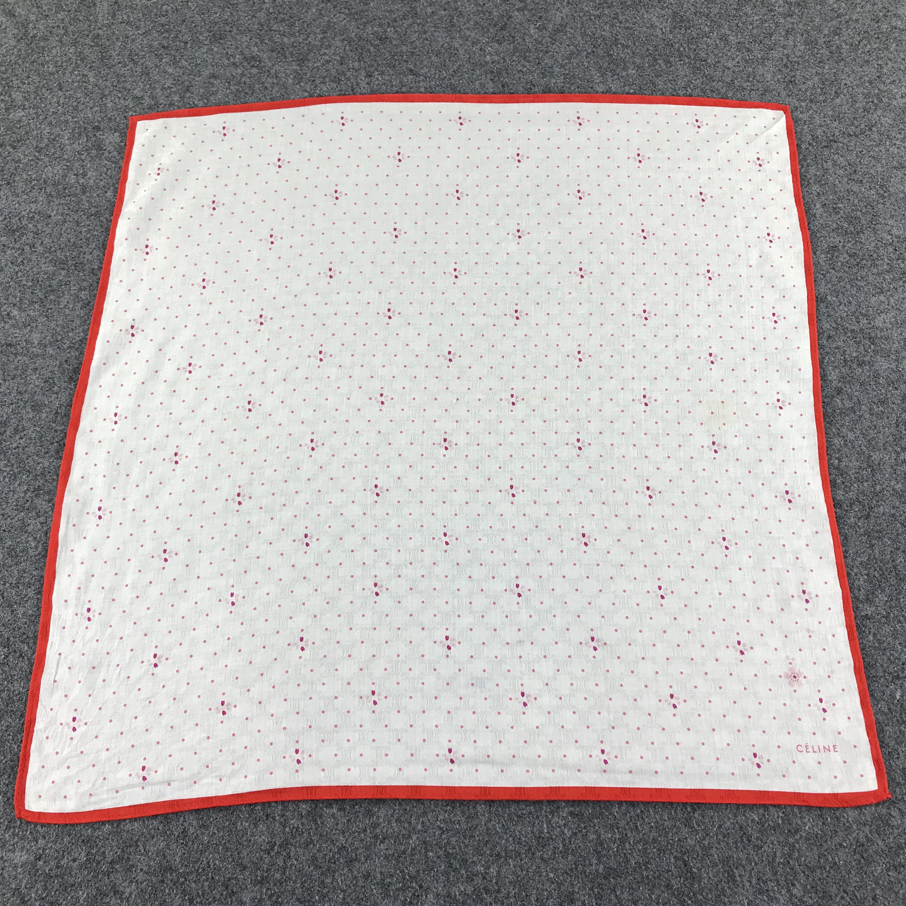 Celine Celine Handkerchief Neckerchief Bandana H239 Size ONE SIZE - 3 Thumbnail
