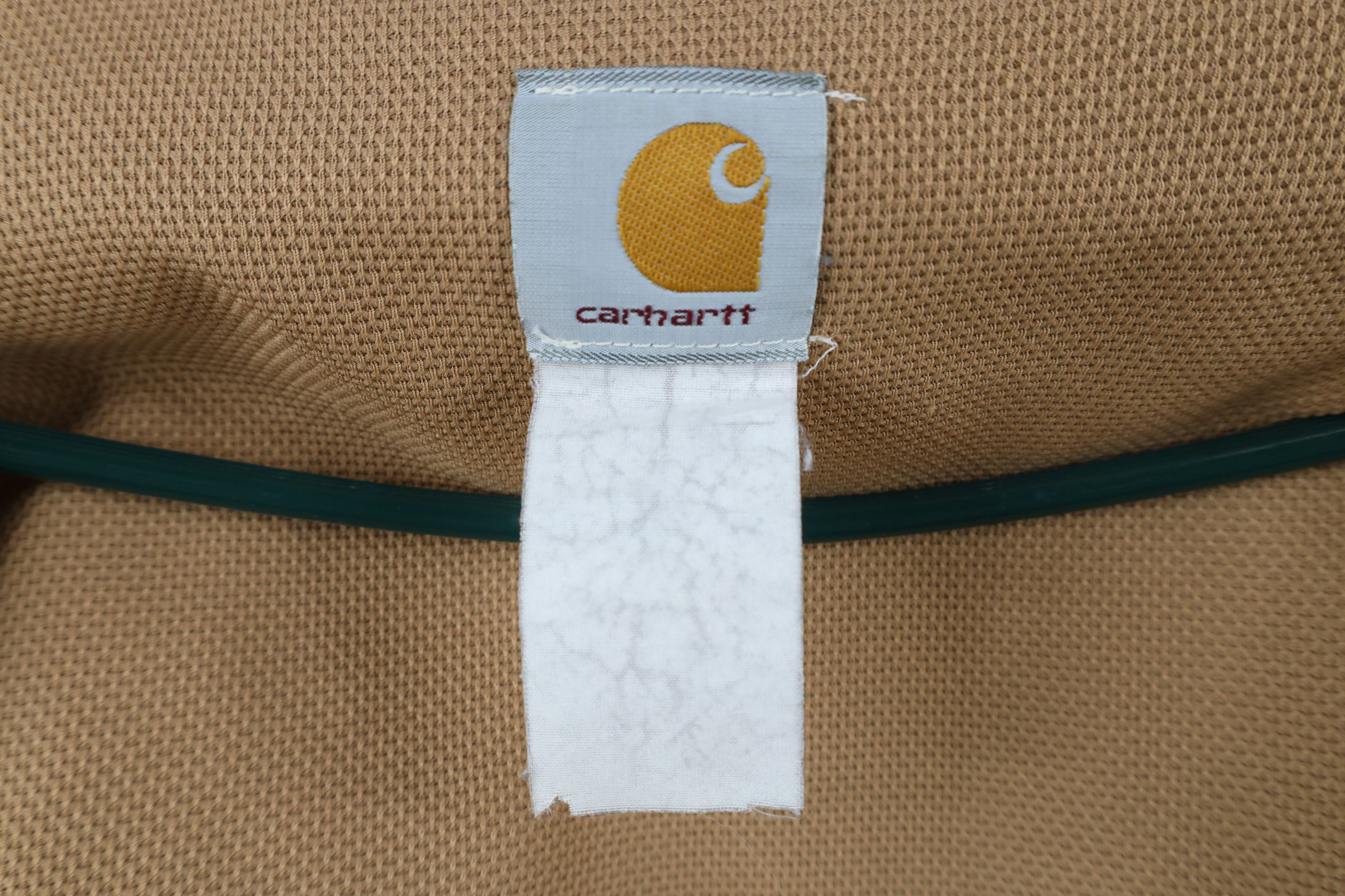 Carhartt × Vintage Vintage 90s Carhartt Full Zip Hooded Jacket Duck Brown USA Size US M / EU 48-50 / 2 - 11 Thumbnail