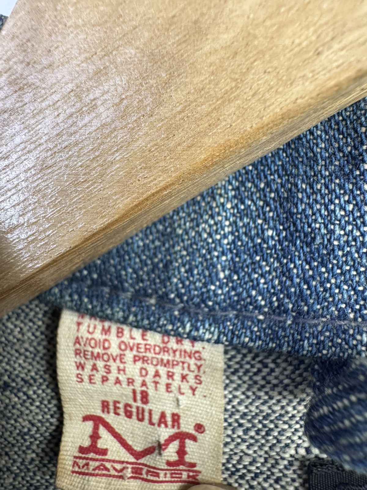 Vintage Vintage 1960s 70s Maverick Redline Selvedge Denim Jacket Size US S / EU 44-46 / 1 - 8 Thumbnail
