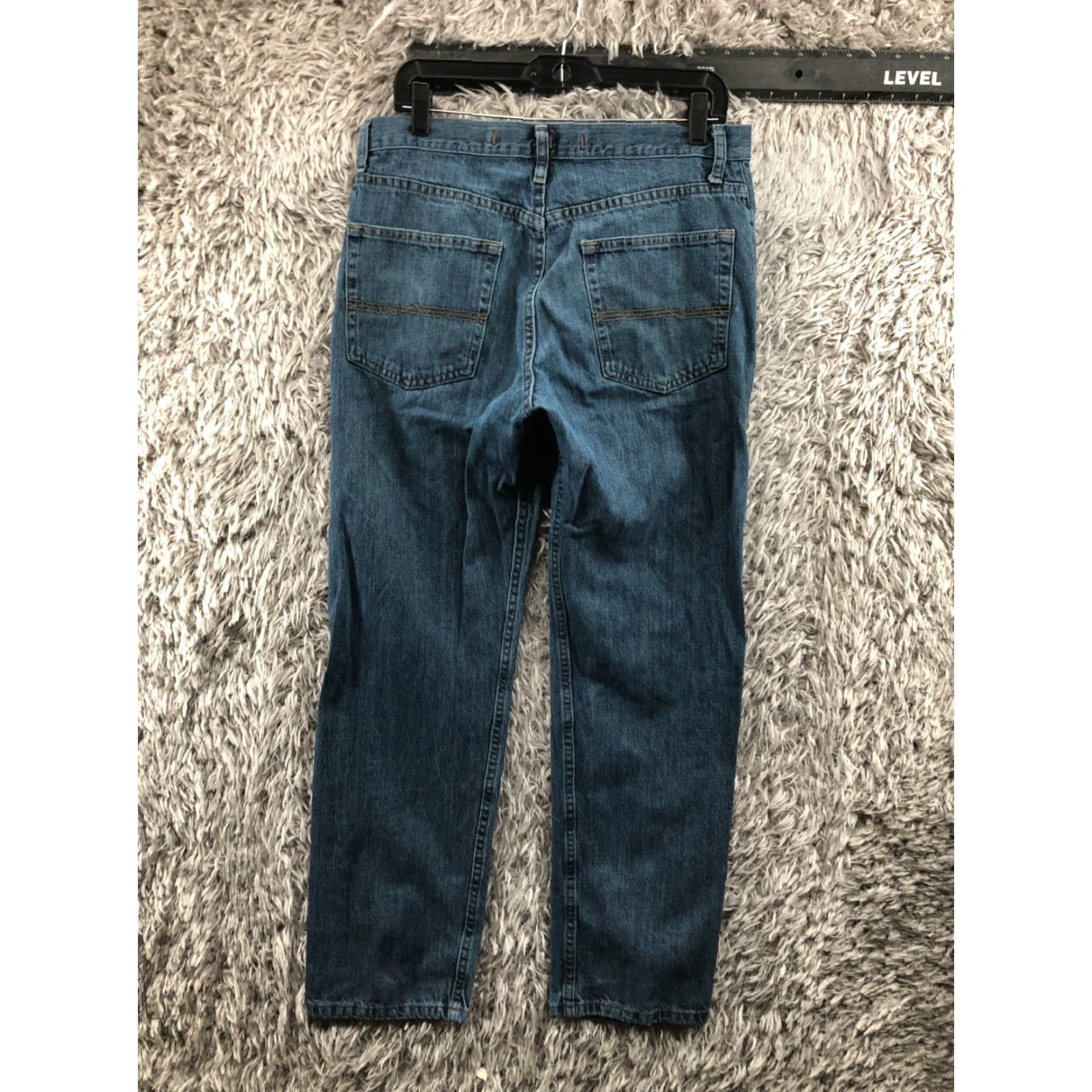 Vintage Bailey's Point Bailey's Point Jeans Style Straight 33x32 Mens Blue Denim 5-Pocket Regular Mid Rise Comfort Belt Loops Logo Size US 33 - 5 Thumbnail