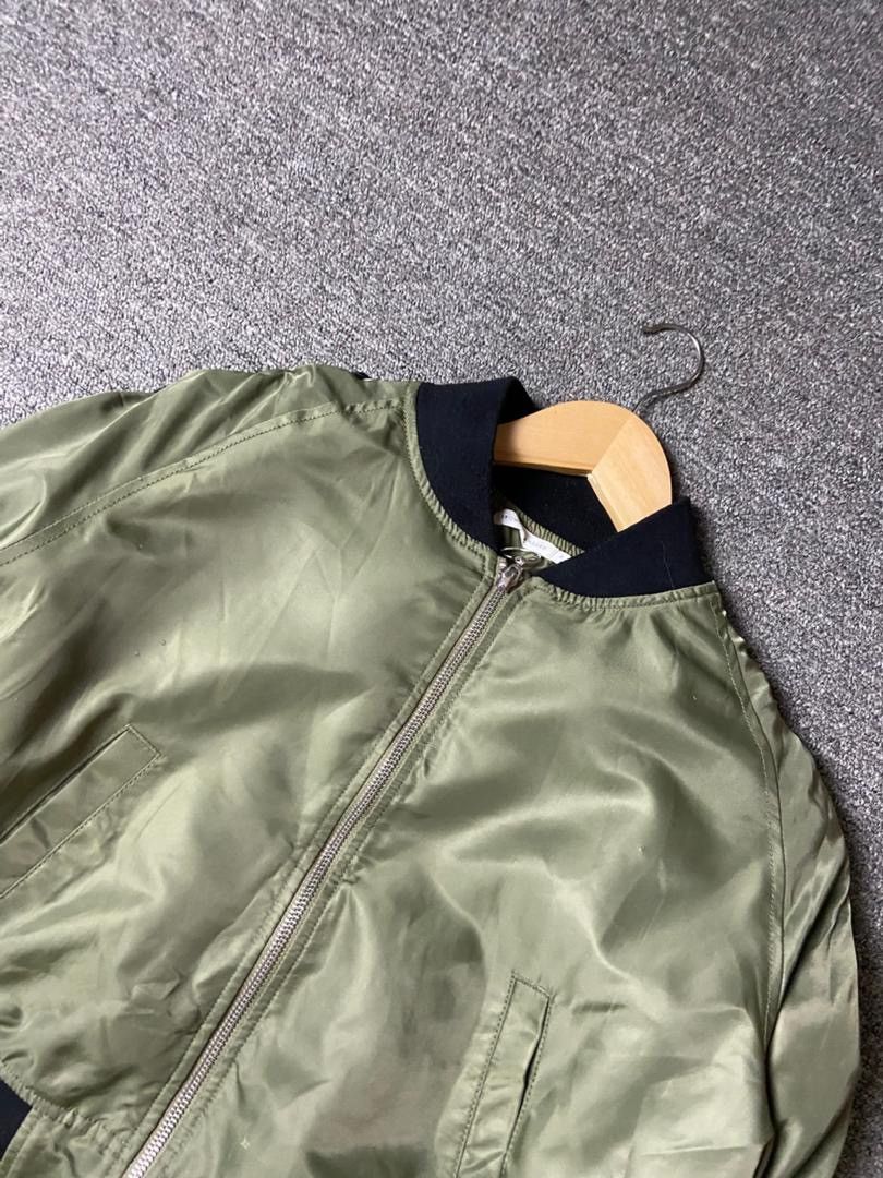 Japanese Brand Browny Standard Crop Bomber Jacket (178) Size ONE SIZE - 9 Thumbnail