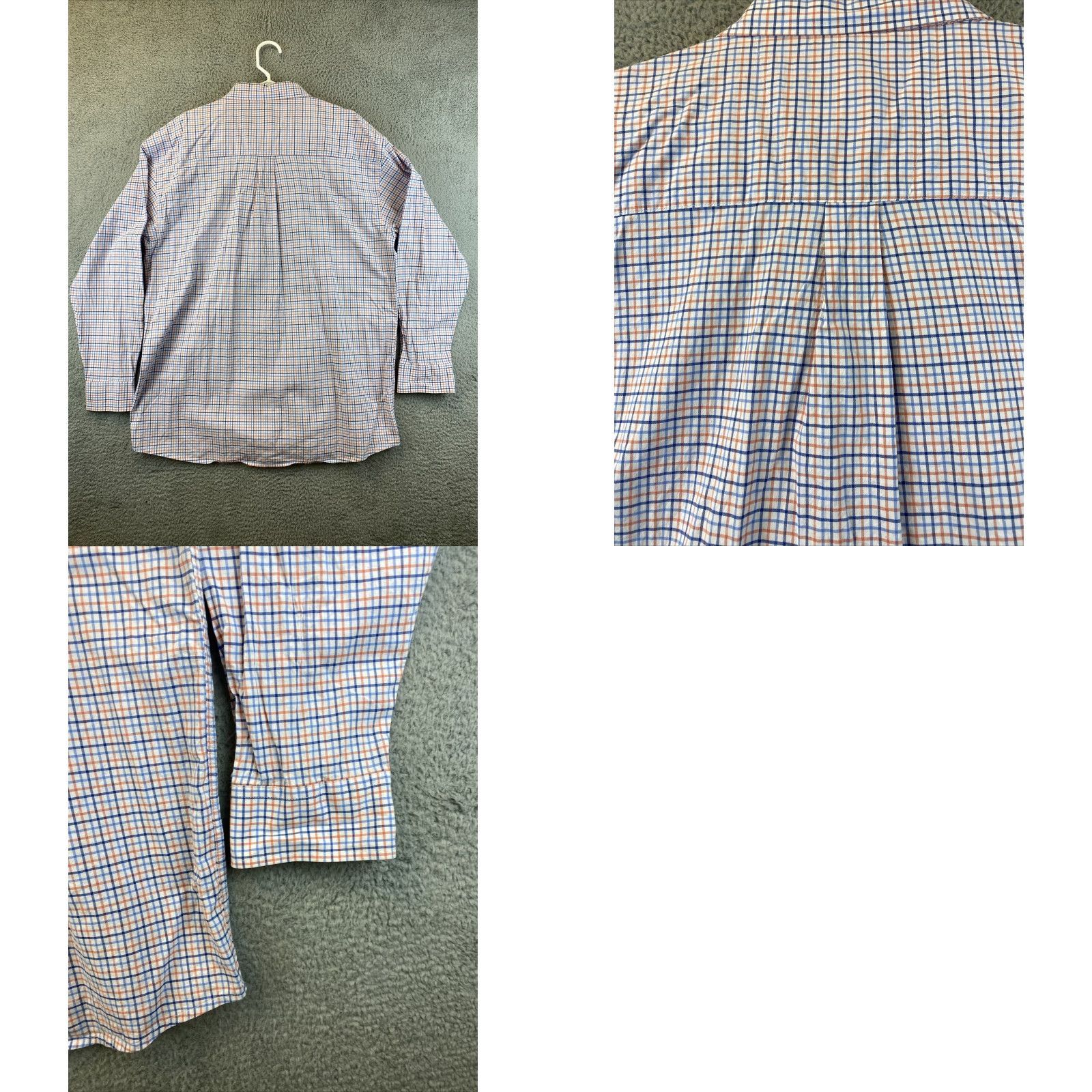 Wrangler Wrangler Men's XXL plaid Dress Shirt Long Sleeve Button /82-24 Size 48R - 8 Thumbnail