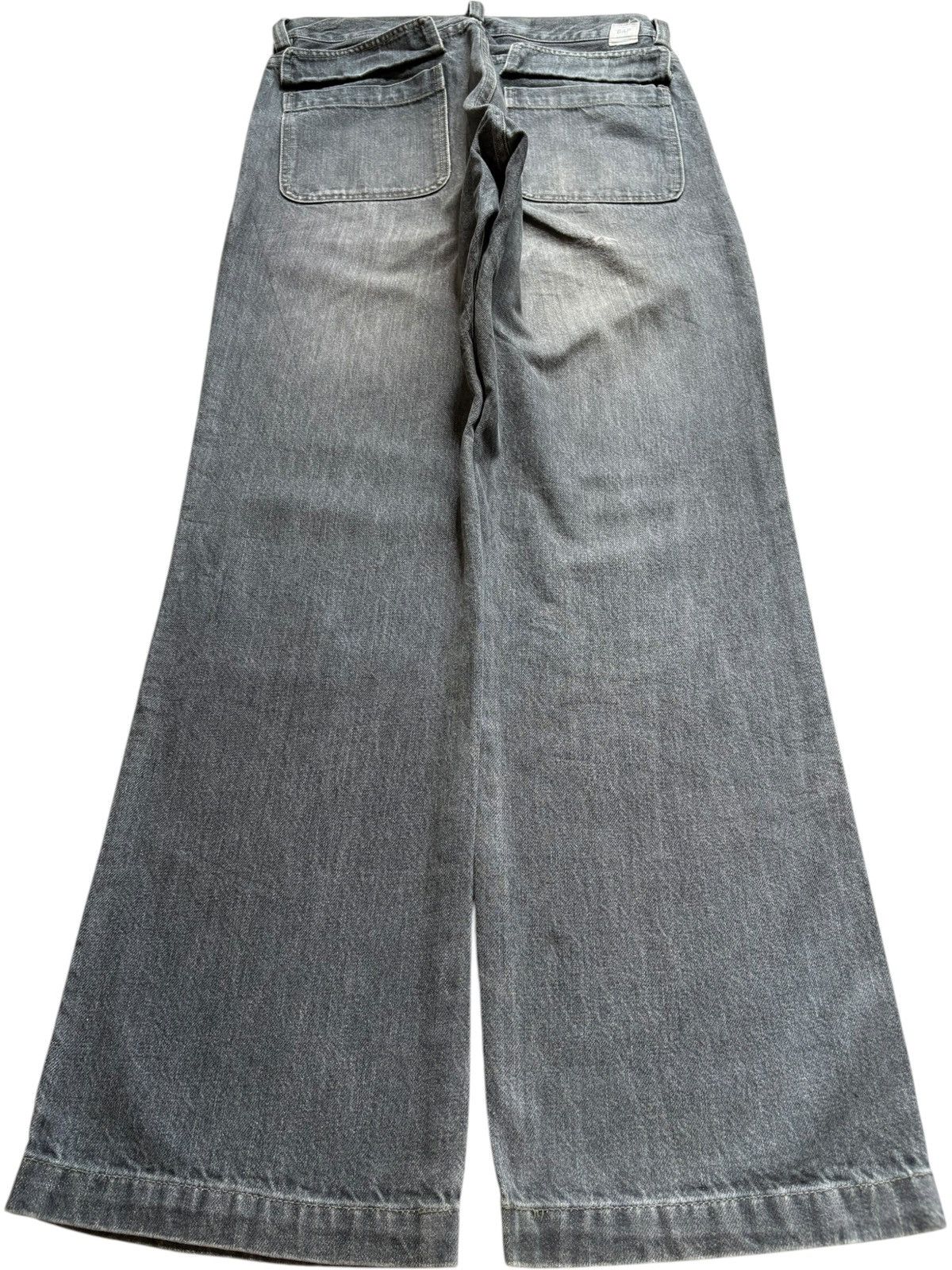 Gap Vintage GAP Army Black Wash Loose Baggy Jeans Size US 33 - 2 Thumbnail