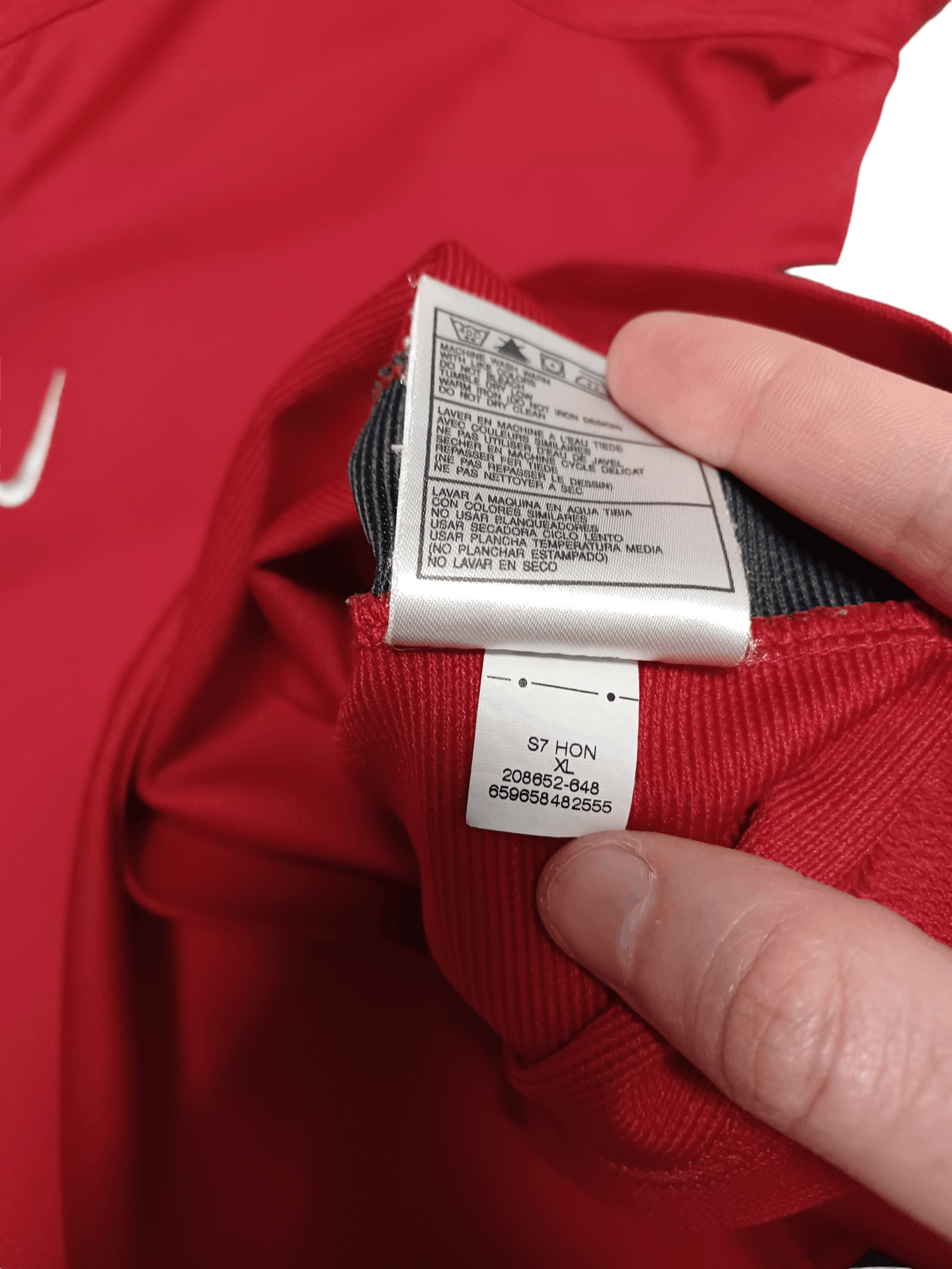 Nike NIKE CENTERLOGO VINTAGE RED POLYESTER TEE Size US S / EU 44-46 / 1 - 4 Thumbnail