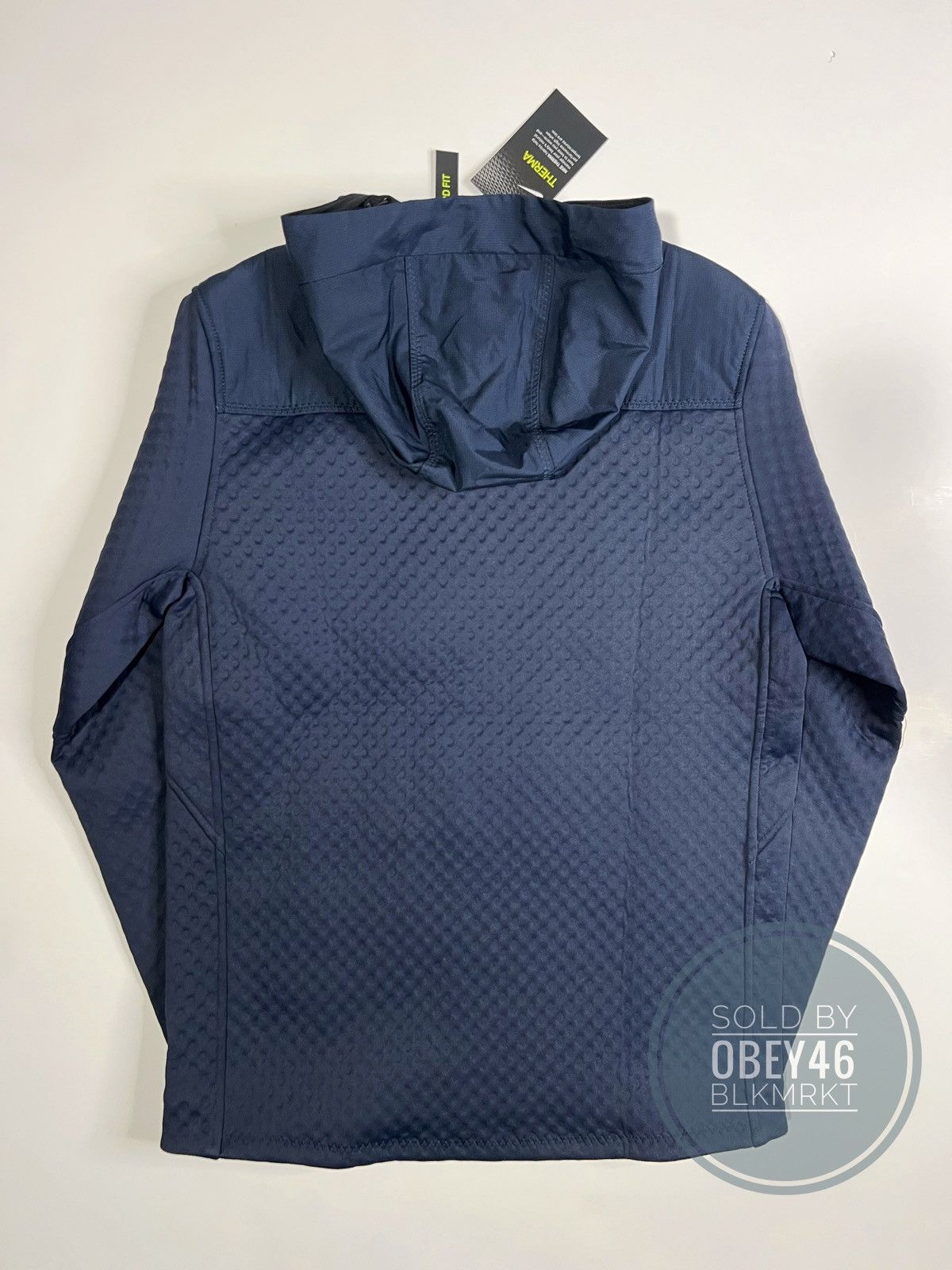 Nike Nike Therma Navy Blue Training Running Jacket Size US S / EU 44-46 / 1 - 4 Thumbnail