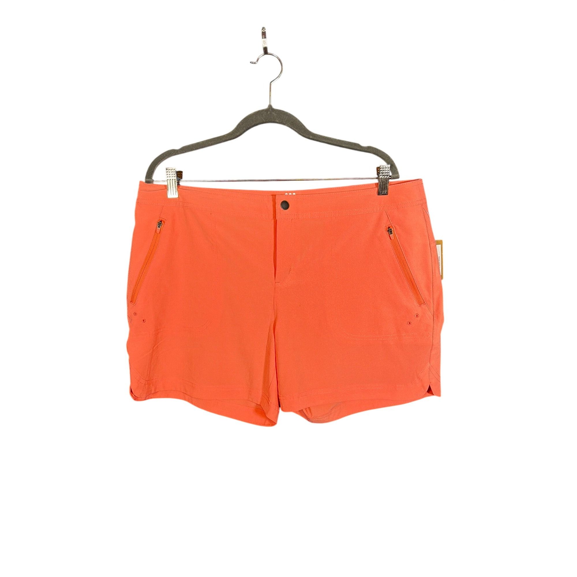 Other NWT Title Nine Rogue 5" Shorts Women's 14 Orange Peach UPF 5 Size 36" / US 14 / IT 50 - 15 Thumbnail