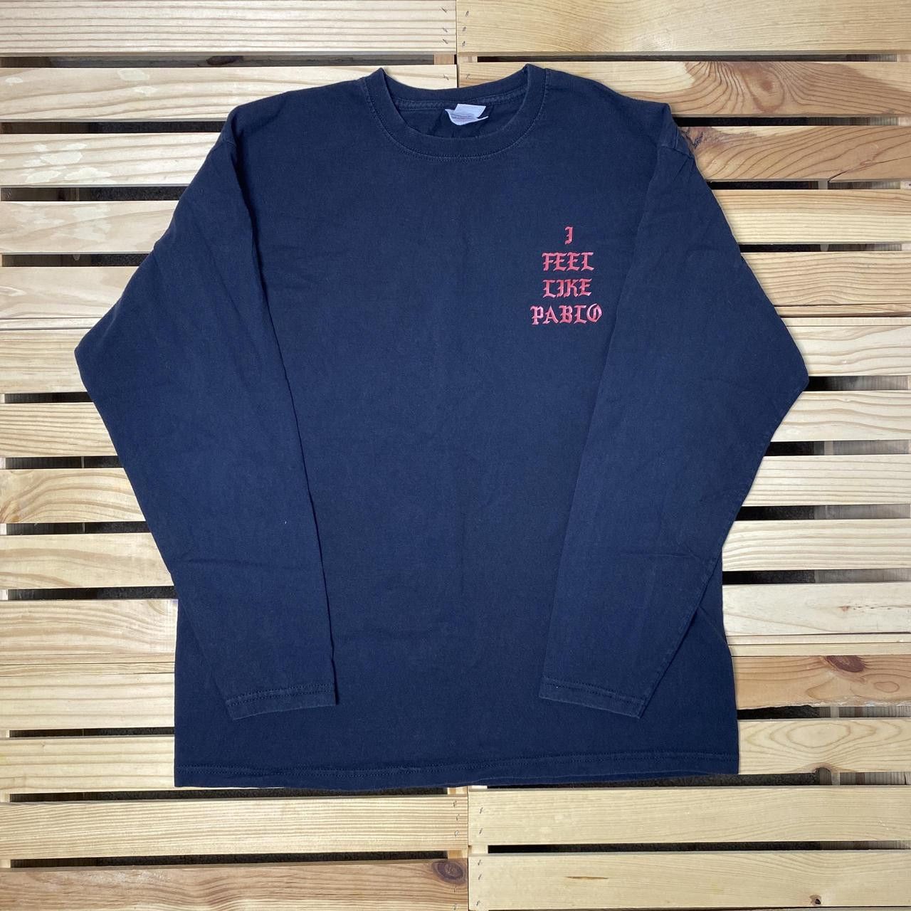 Fruit Of The Loom I Feel Like Pablo Black Kanye West Rap Tee Size Large Size US L / EU 52-54 / 3 - 2 Thumbnail