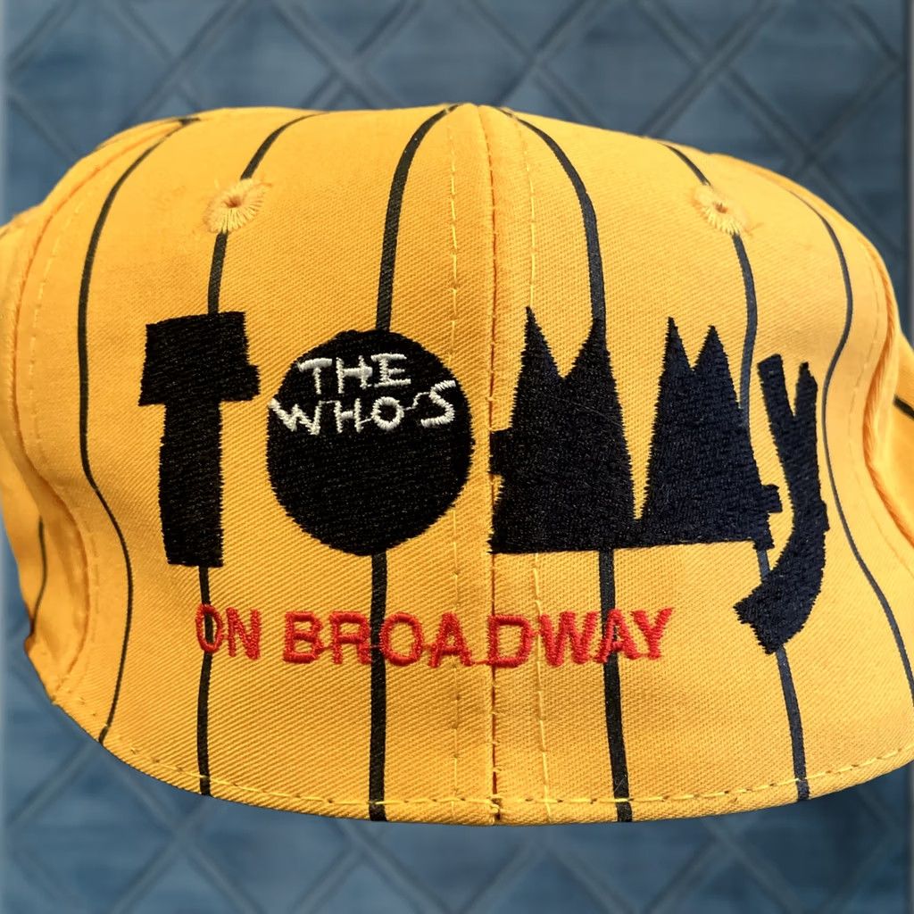 Vintage VINTAGE The Who’s Tommy On Broadway Snap Back Hat Adjustable OSFA Men One Size Yellow 90s The Who’s Tommy Vintage Accessories NWOT Size ONE SIZE - 1 Thumbnail