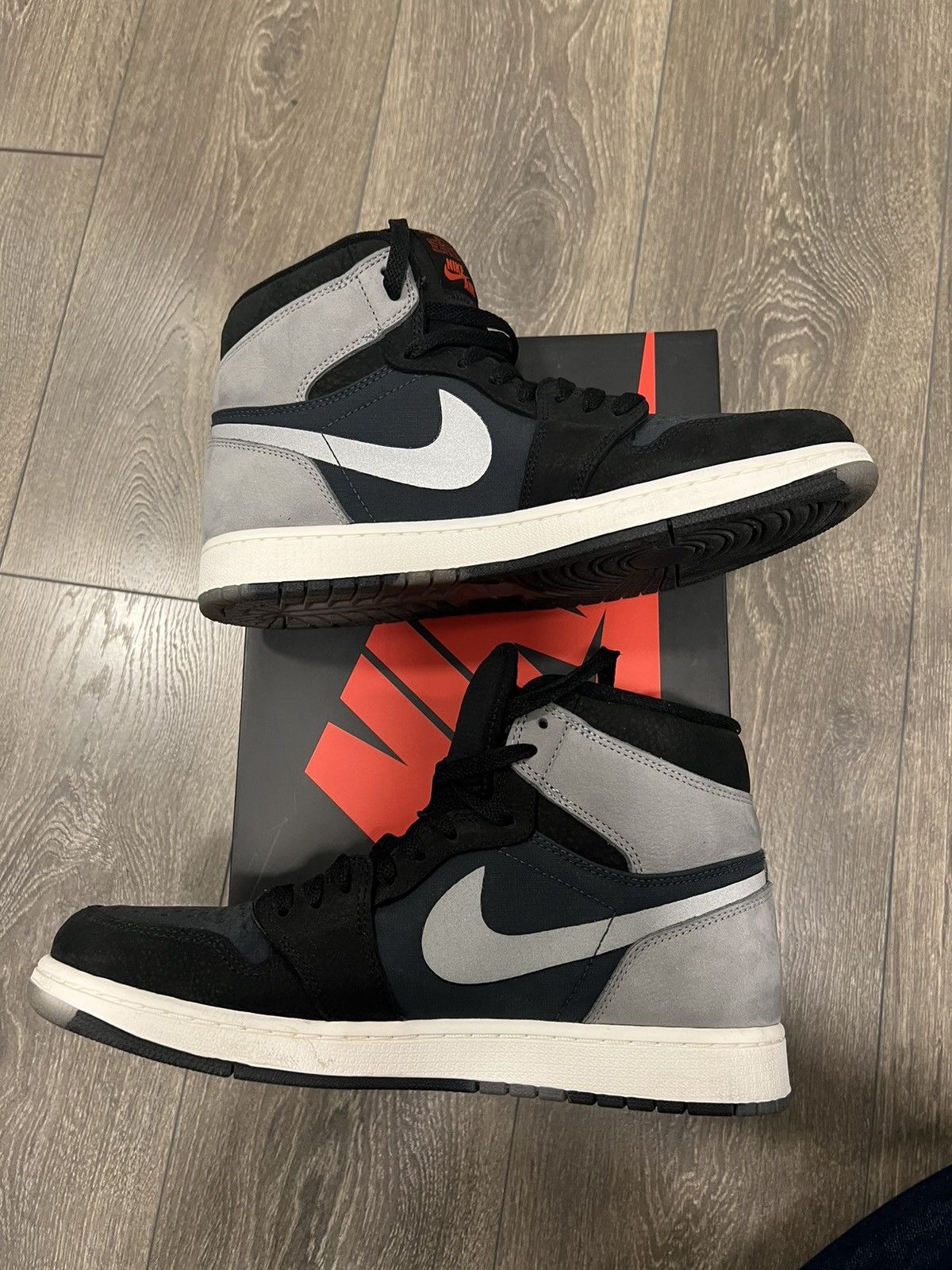 image of Jordan Nike Gore Tex Air Jordan 1’S Shoes in Grey, Men's (Size 10)