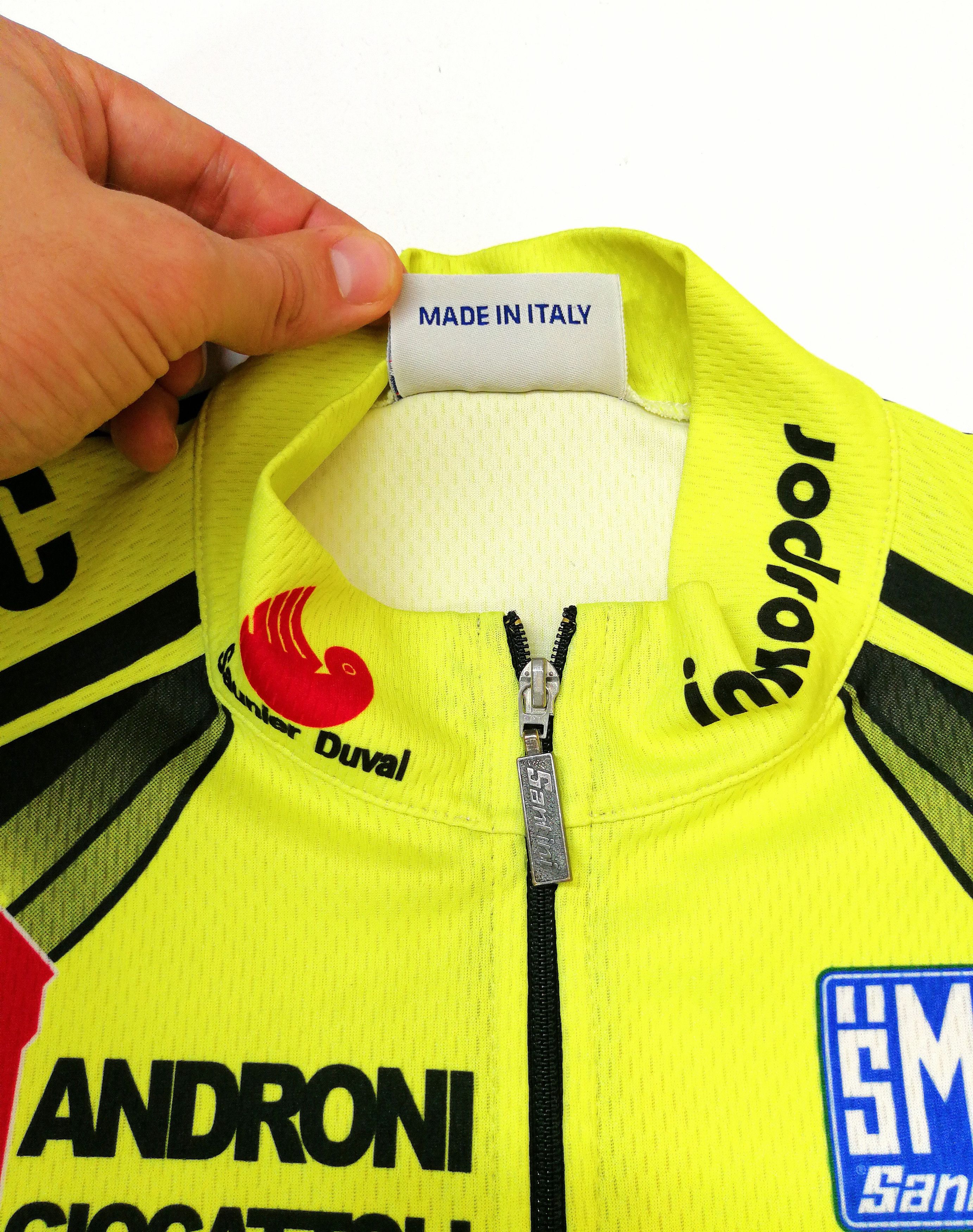 Vintage Vintage Santini Saunier Duval Cycling Jersey Sidermec Size US M / EU 48-50 / 2 - 8 Thumbnail