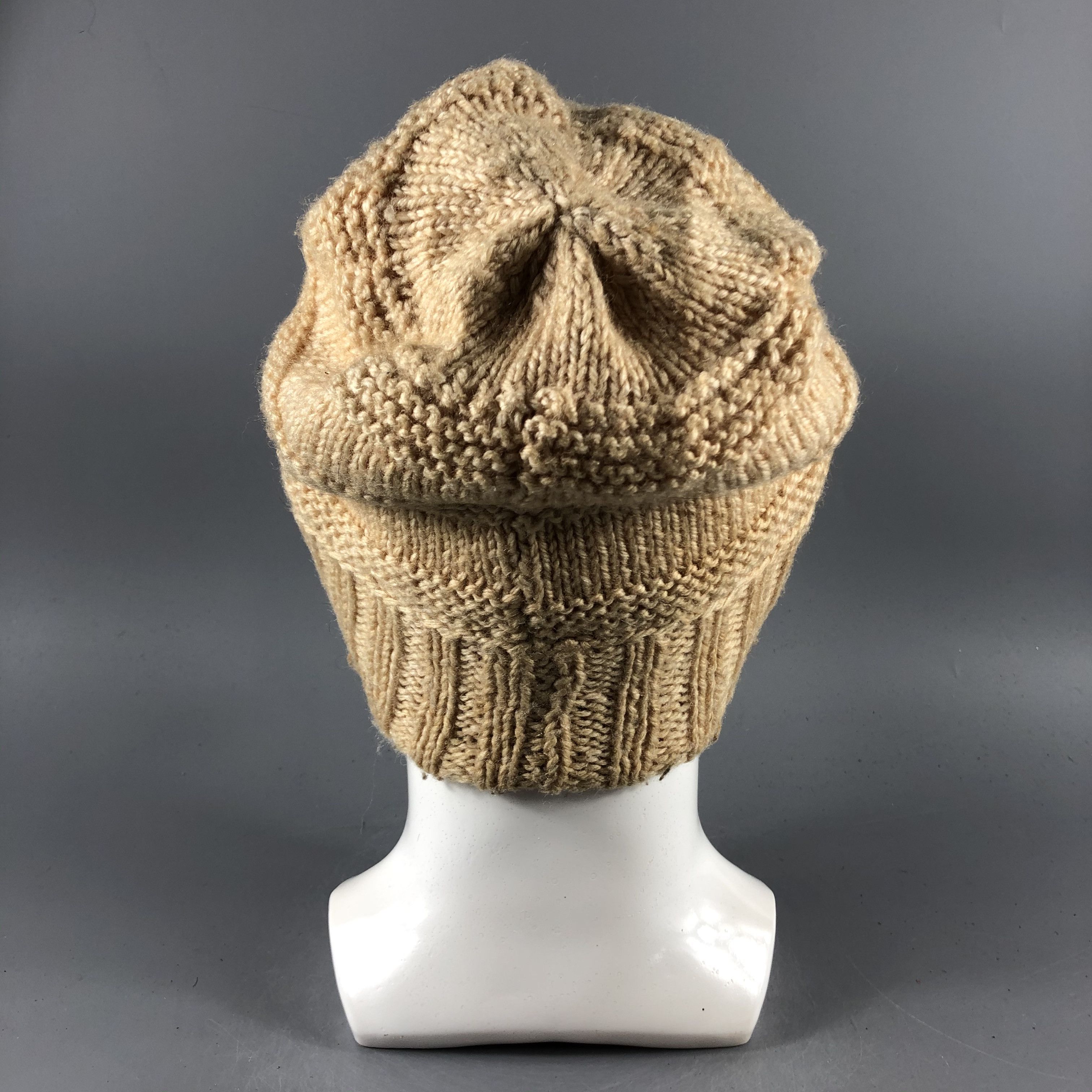 Japanese Brand × Other × Vintage Unknown Stripe Knit Beanie Snow Hat Snow Cap -D779 Size ONE SIZE - 2 Thumbnail