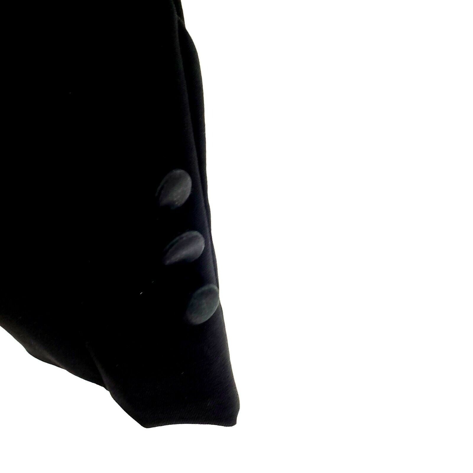 Ralph Lauren Chaps Ralph Lauren Wool 4 Button Tuxedo Jacket 40R Black Size 40R - 3 Thumbnail