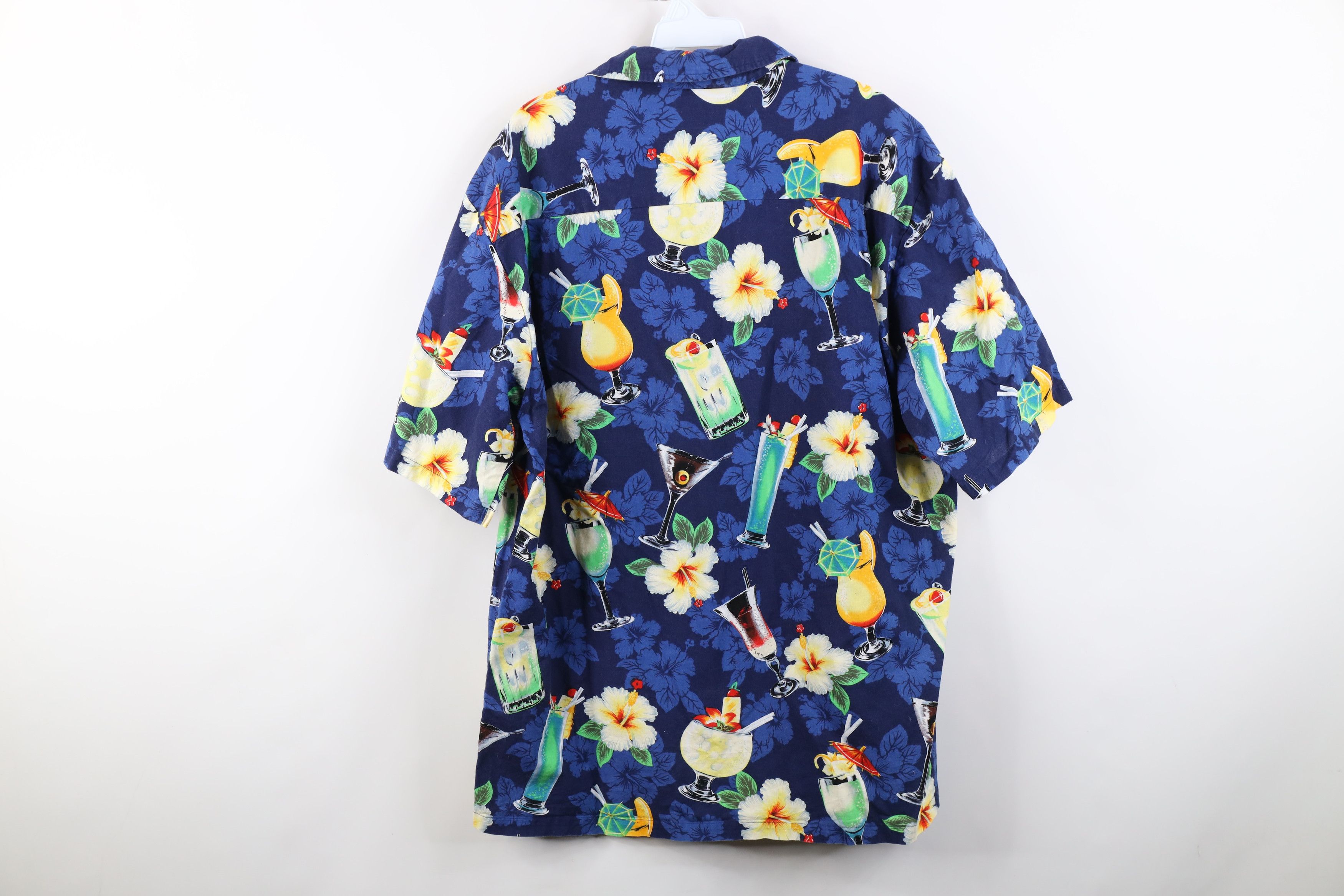 Vintage Vintage 90s Flower Beach Luau Hawaiian Button Shirt USA Size US XL / EU 56 / 4 - 11 Thumbnail