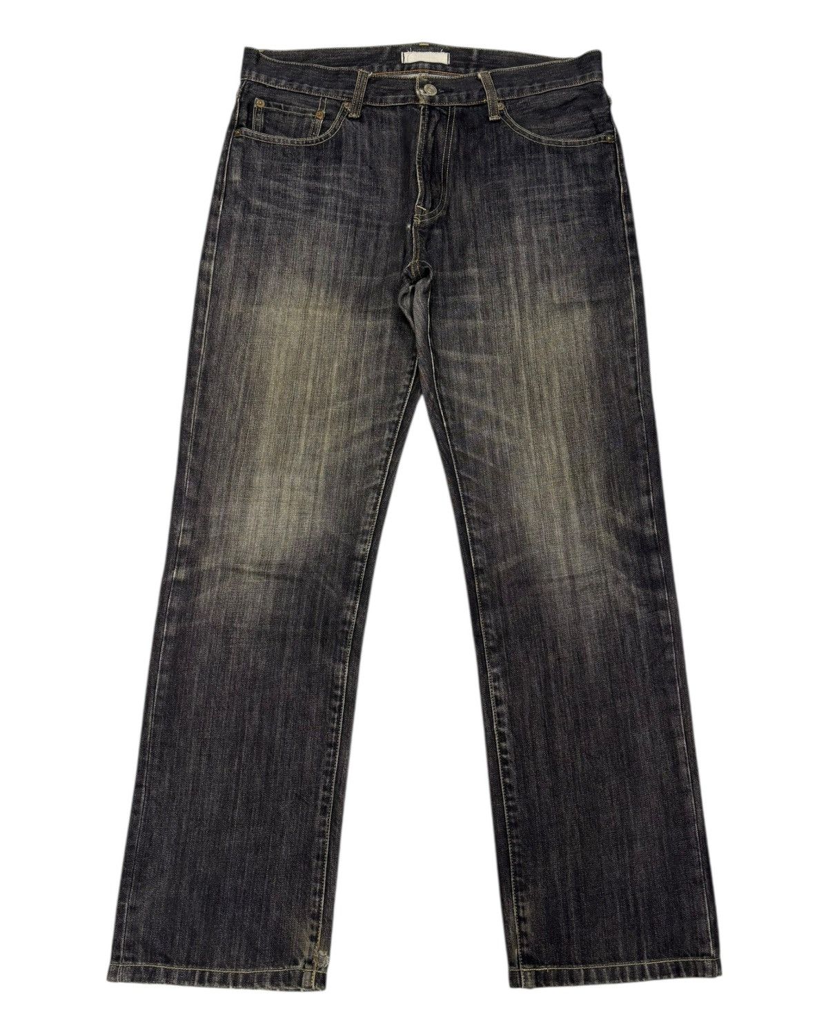 Undercover RUSTY BLACK BAGGY JEANS UNIQLO DISTRESSED DENIM Size US 34 / EU 50 - 7 Thumbnail