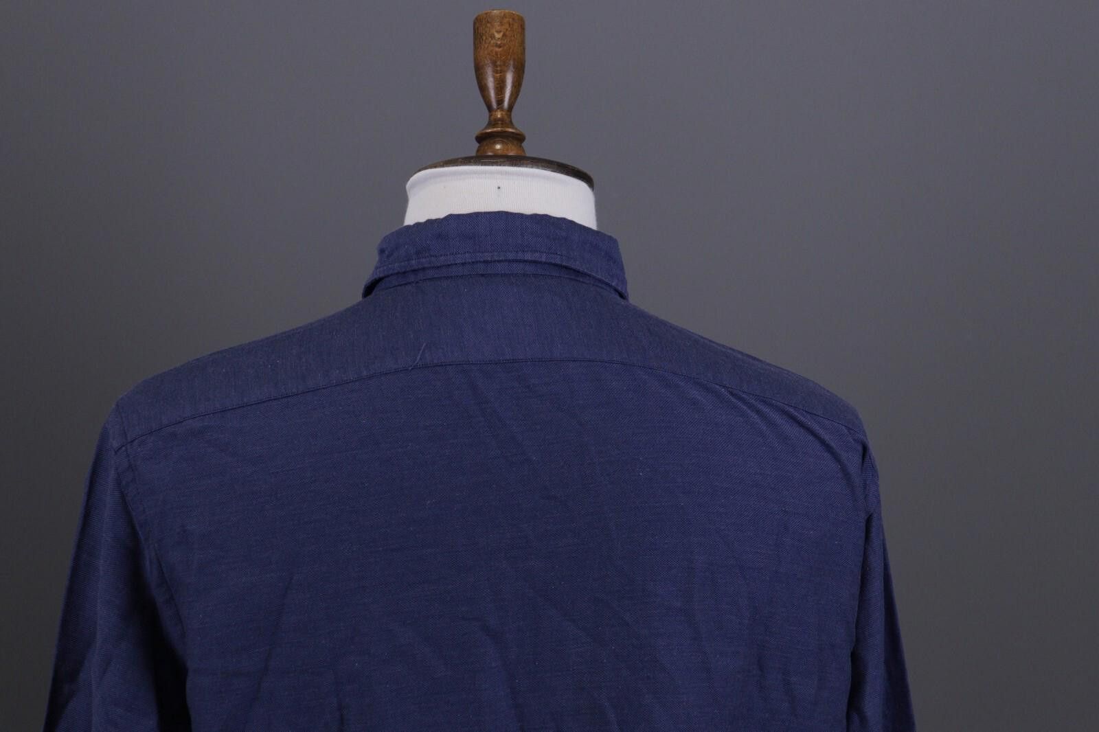 Eton Eton Contemporary Blue Luxury Dress Shirt Size 46 / 18 / XXL Size US XXL / EU 58 / 5 - 11 Thumbnail
